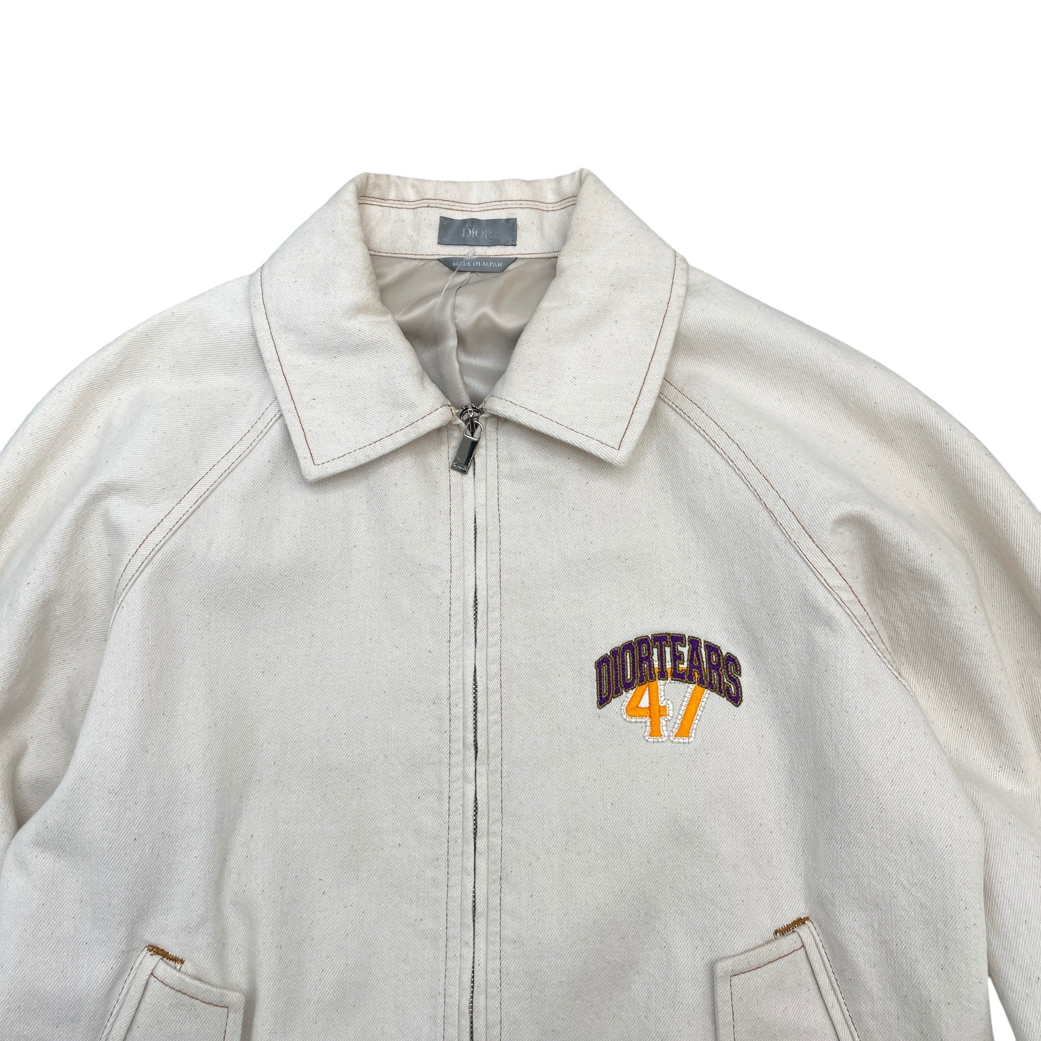 Men's Denim Tears Bomber Jacket Beige Size IT 50 / L