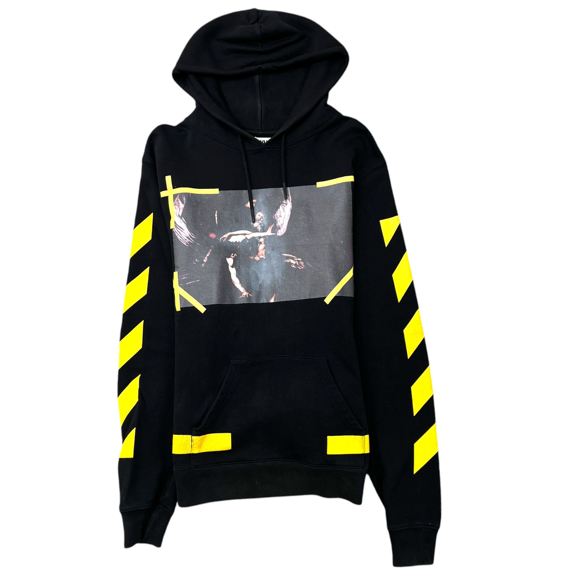 Men's Caravaggio Logo Hoodie Black Size XS