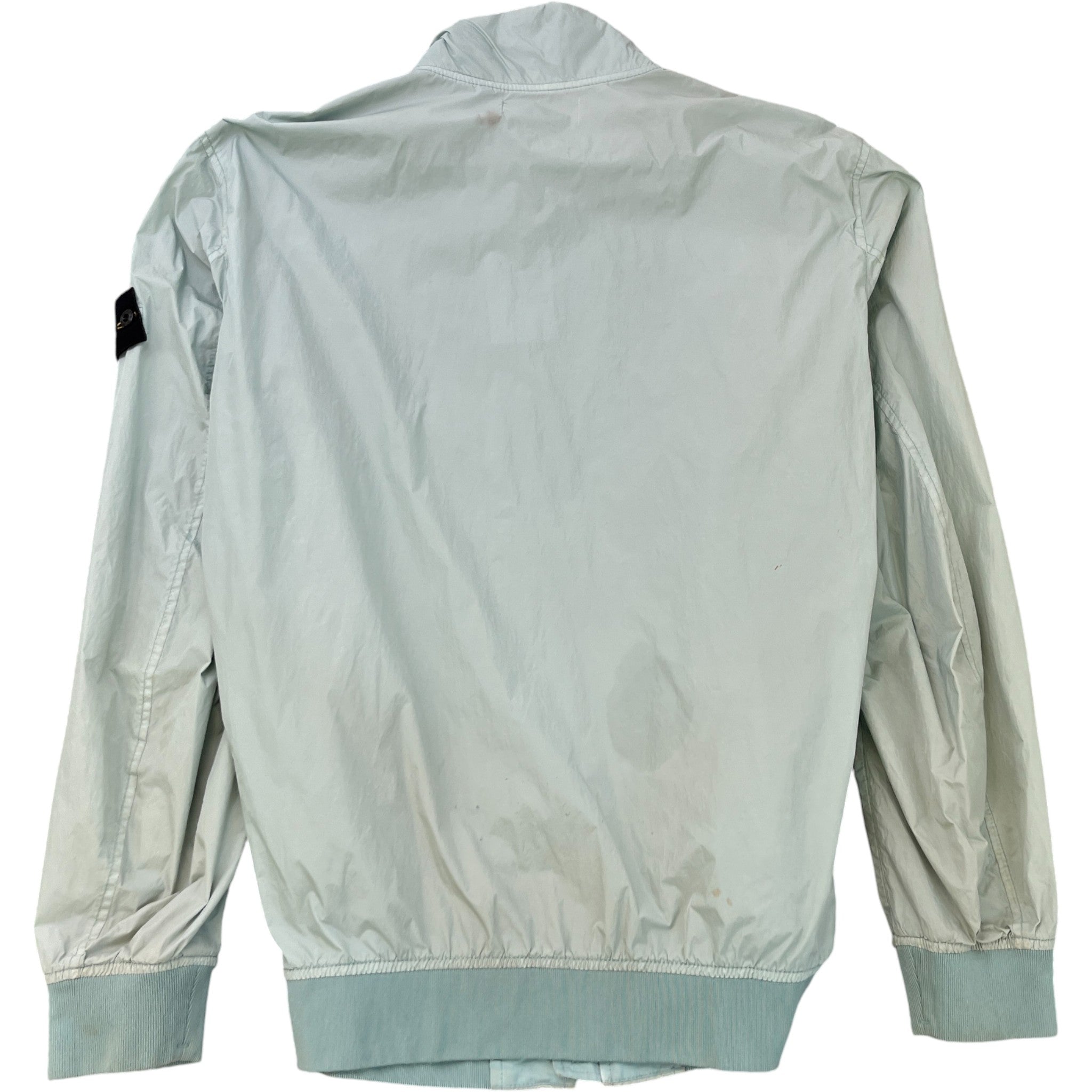 Men's Crinkle Reps Applique Logo Jacket Blue Size XL