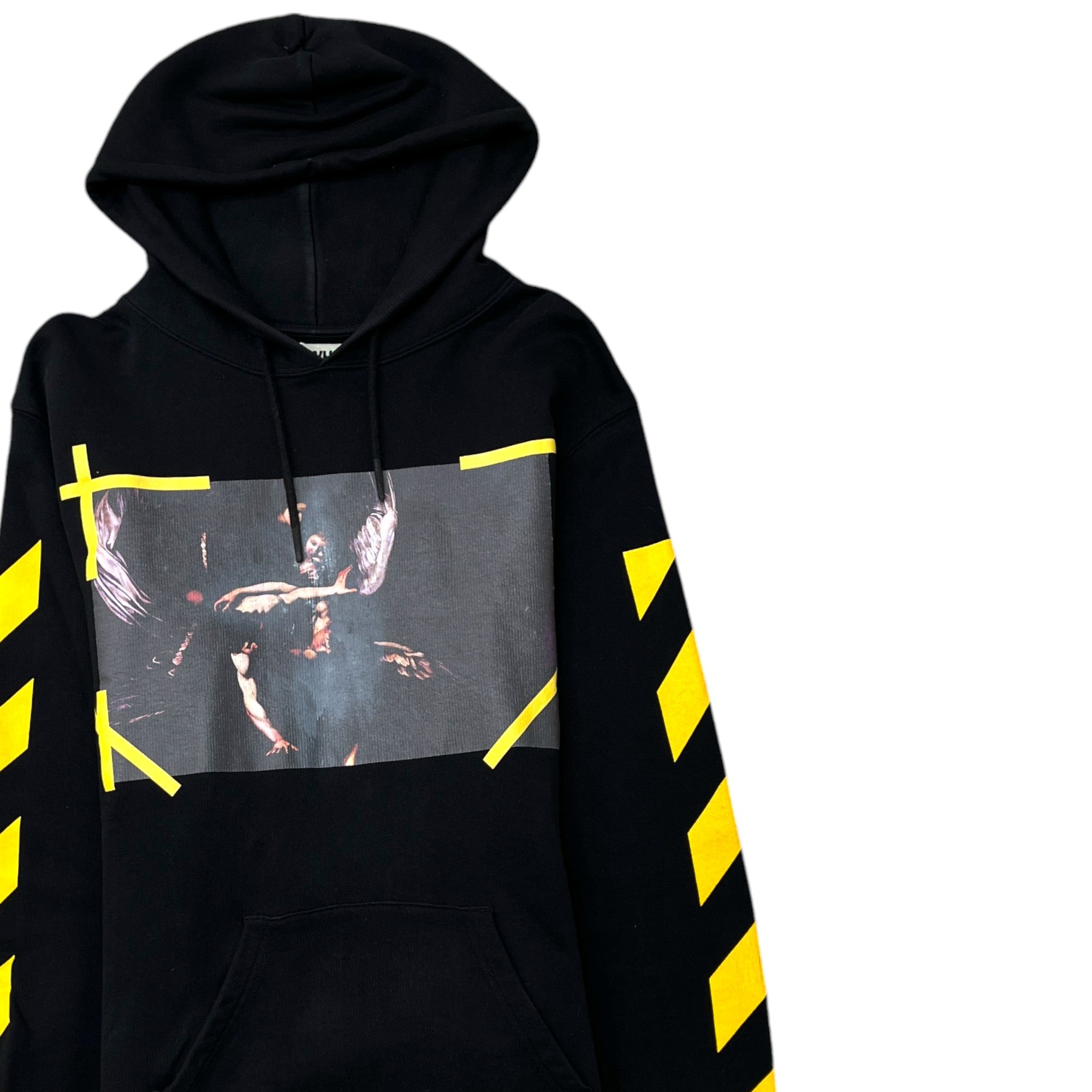 Men's Caravaggio Logo Hoodie Black Size XS