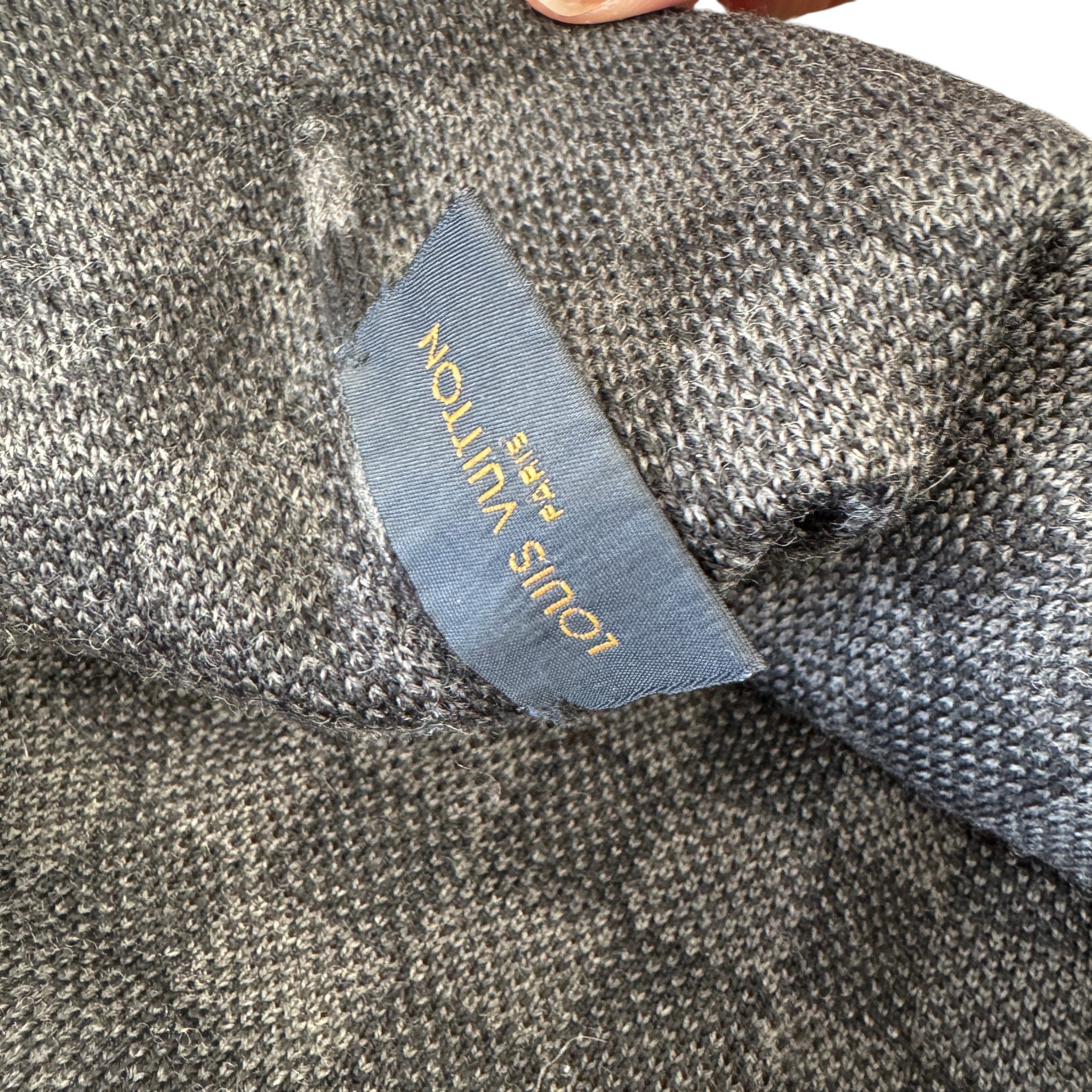 Men's Petit Damier Beanie Hat Black
