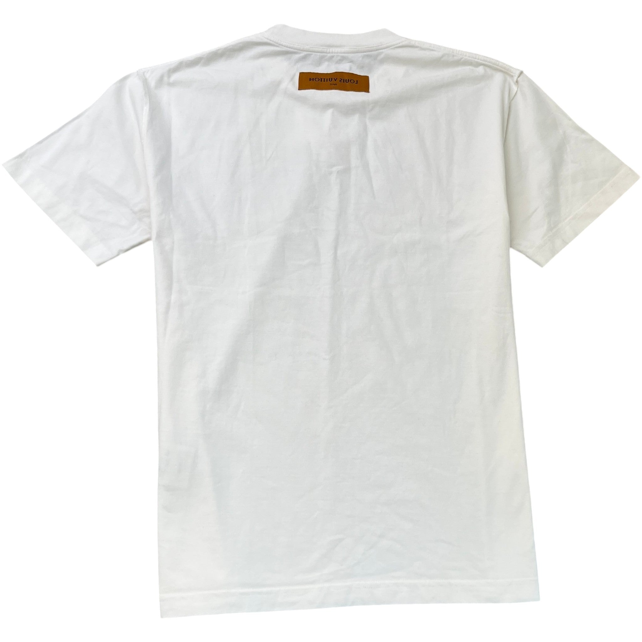 Men's Embossed Logo T-Shirt White Size M