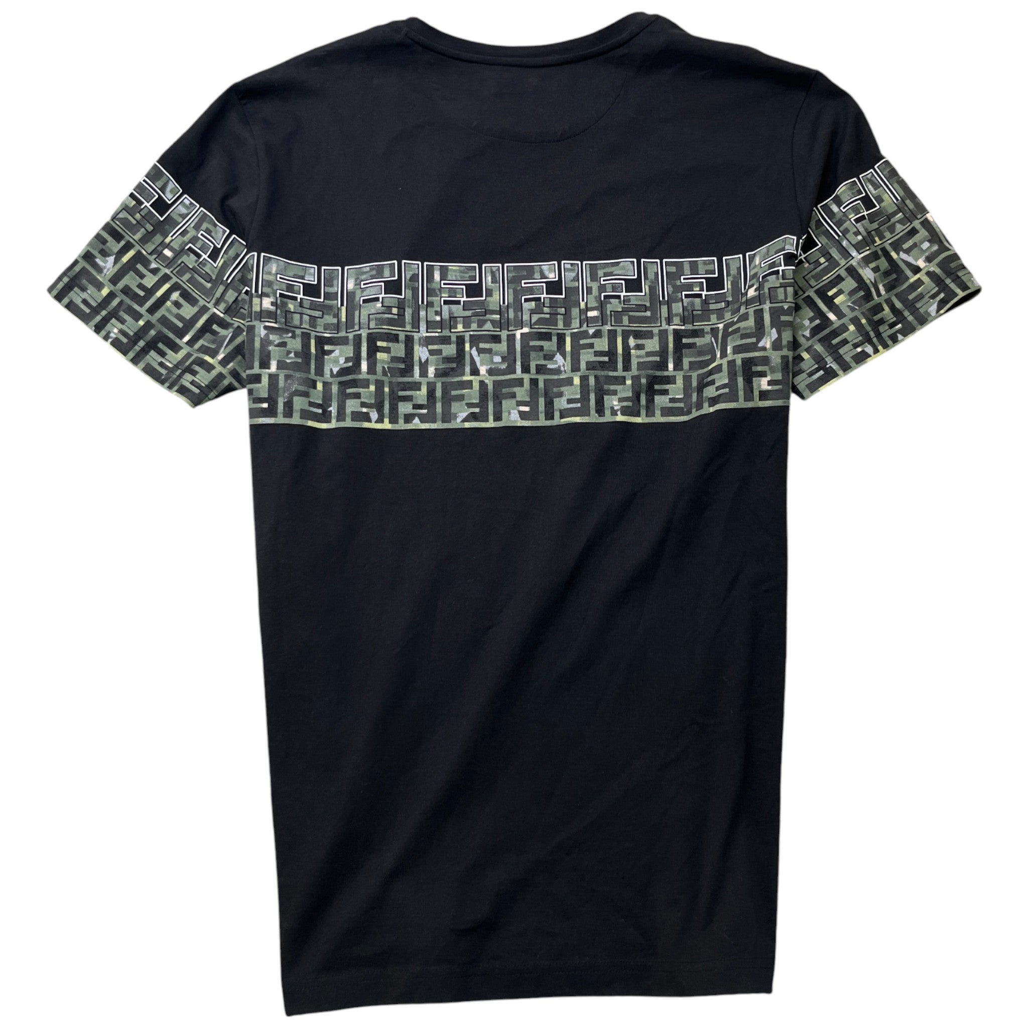 Men's Ff Monogram T-Shirt Black Size XXL