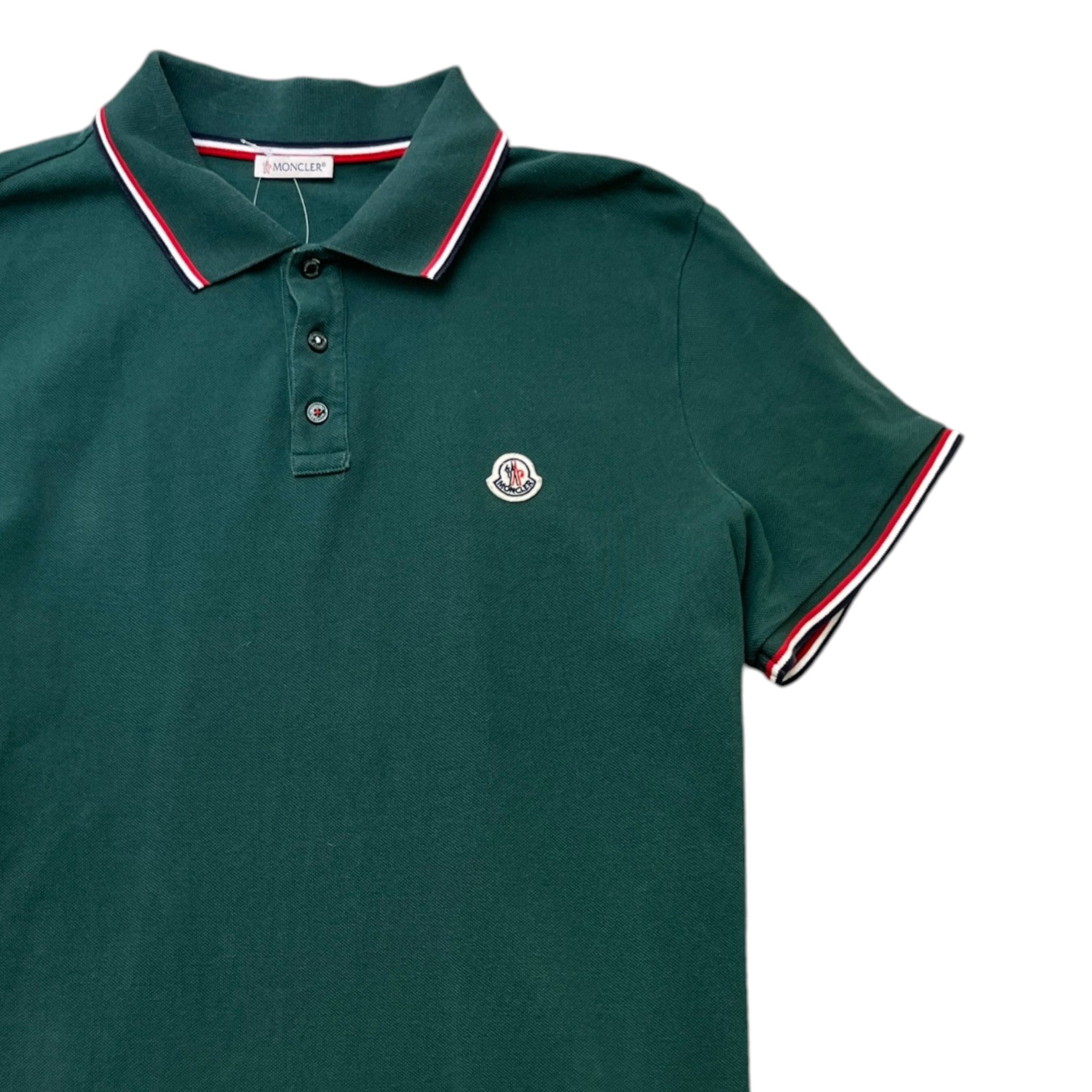 Men's Maglia Polo Shirt Green Size XL