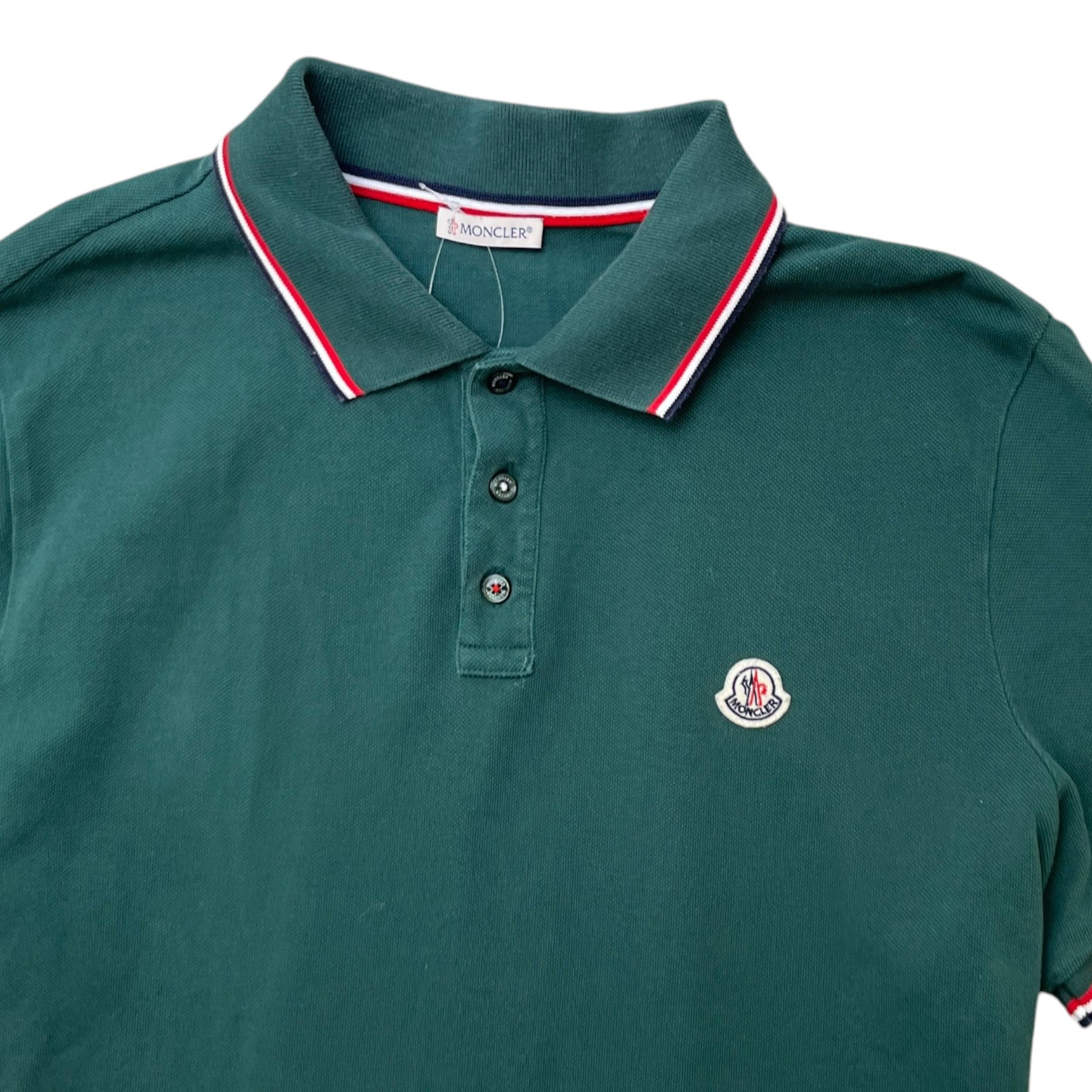 Men's Maglia Polo Shirt Green Size XL