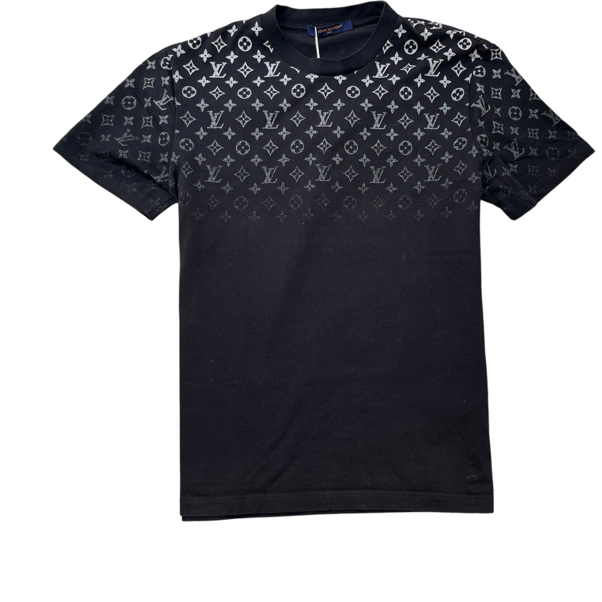 Men's Monogram Gradient T-Shirt Black Size M