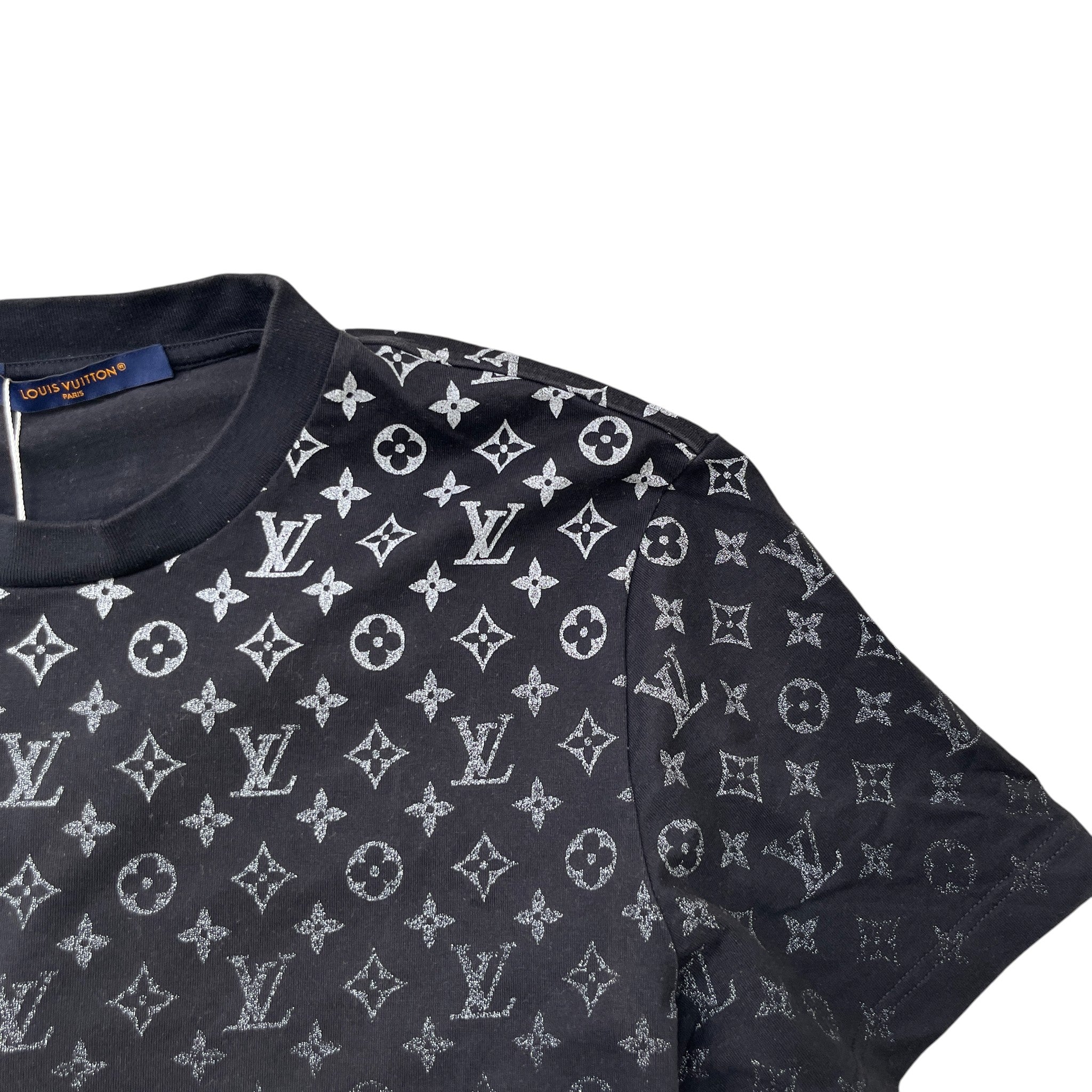 Men's Monogram Gradient T-Shirt Black Size M