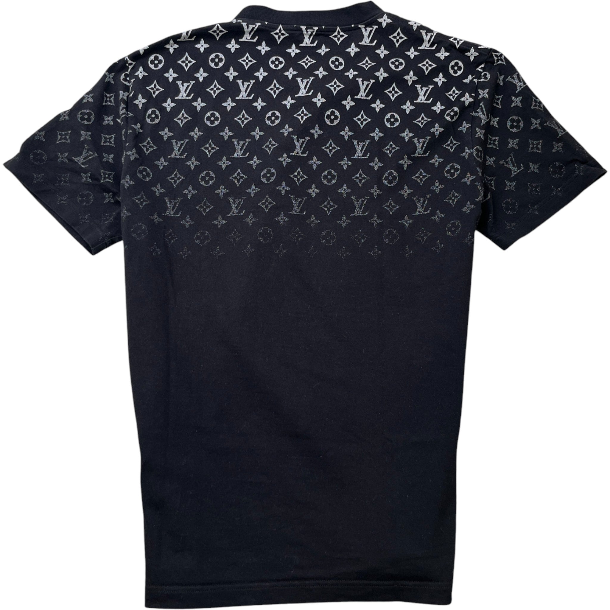 Men's Monogram Gradient T-Shirt Black Size M