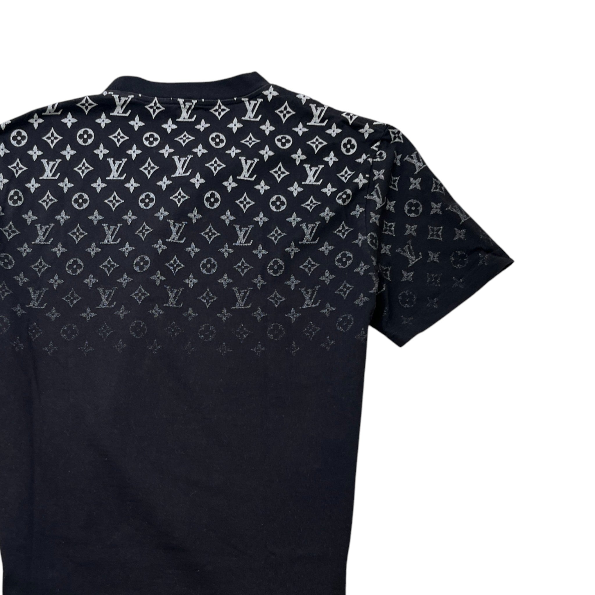 Men's Monogram Gradient T-Shirt Black Size M
