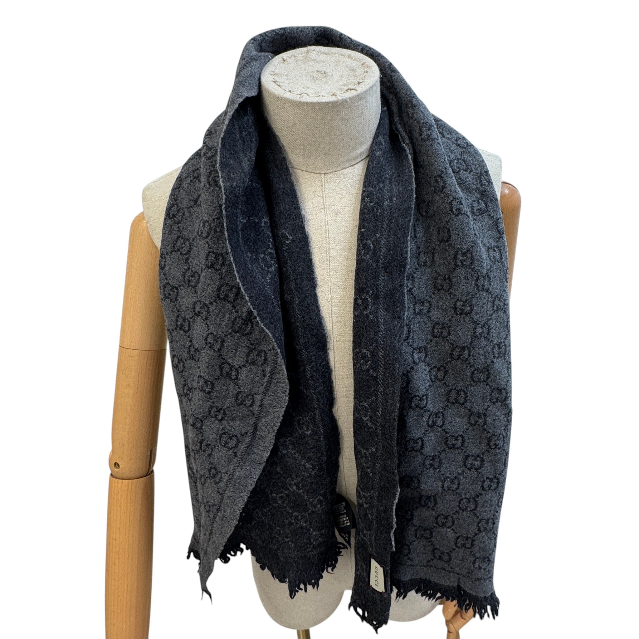 Women's Gg Supreme Scarf Grey