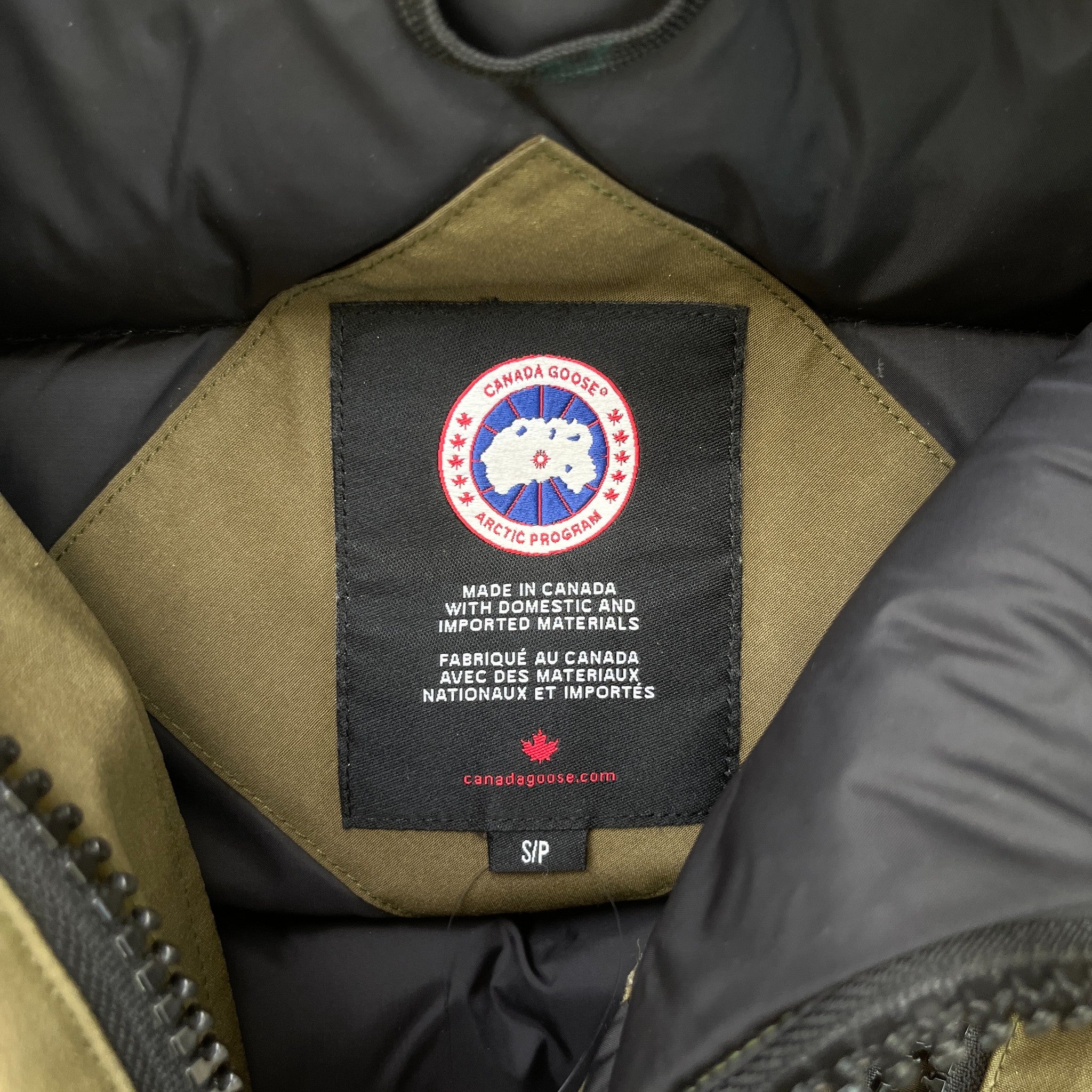 Men's Borden Bomber Down Jacket Green Size S