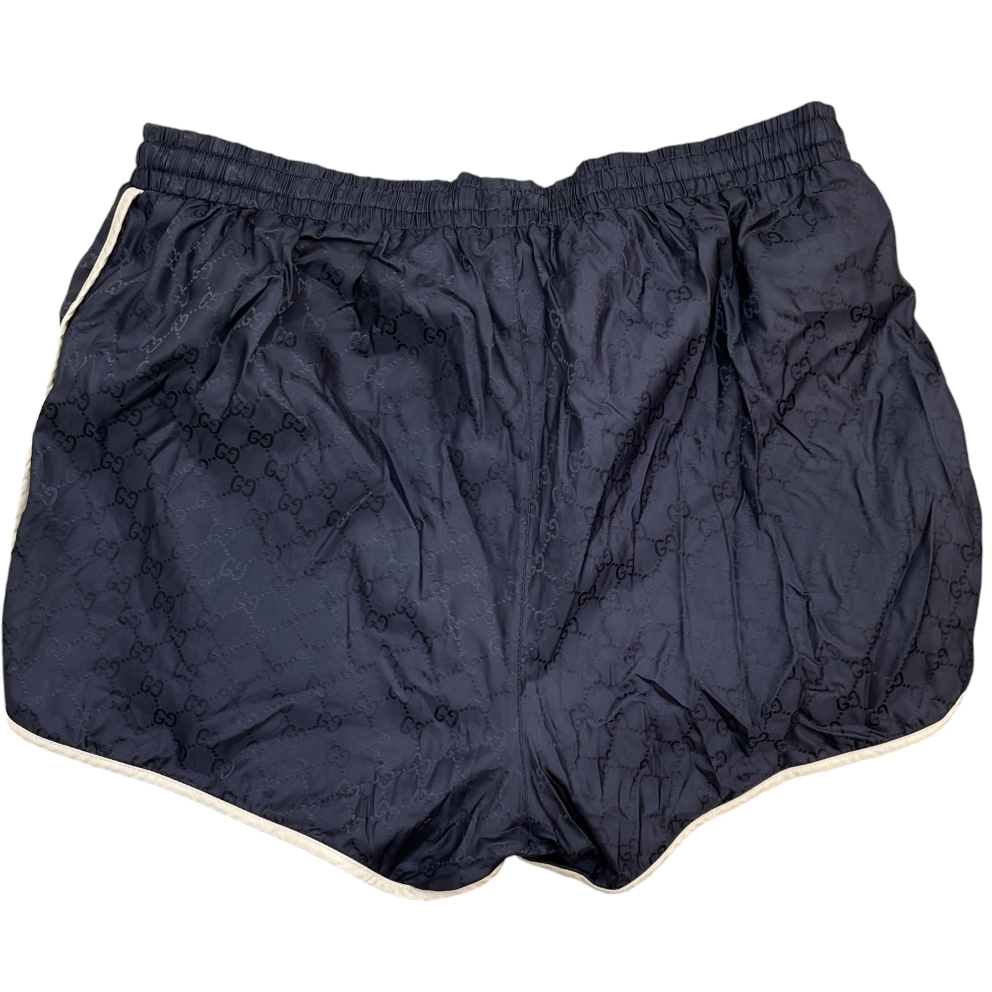 Men's Gg Embroidered Bee Swim Shorts Navy Size W28 / IT 44