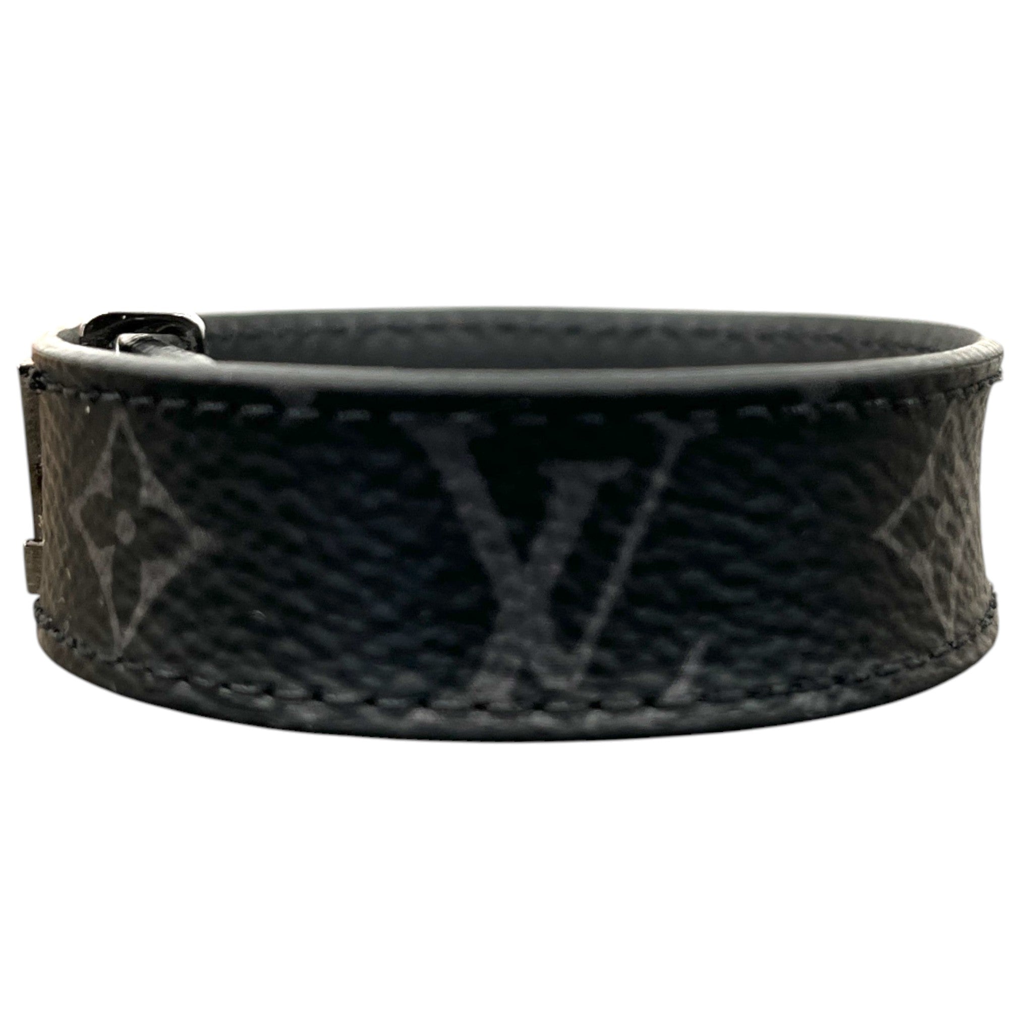 Men's Monogram Eclipse Lv Slim Bracelet Black