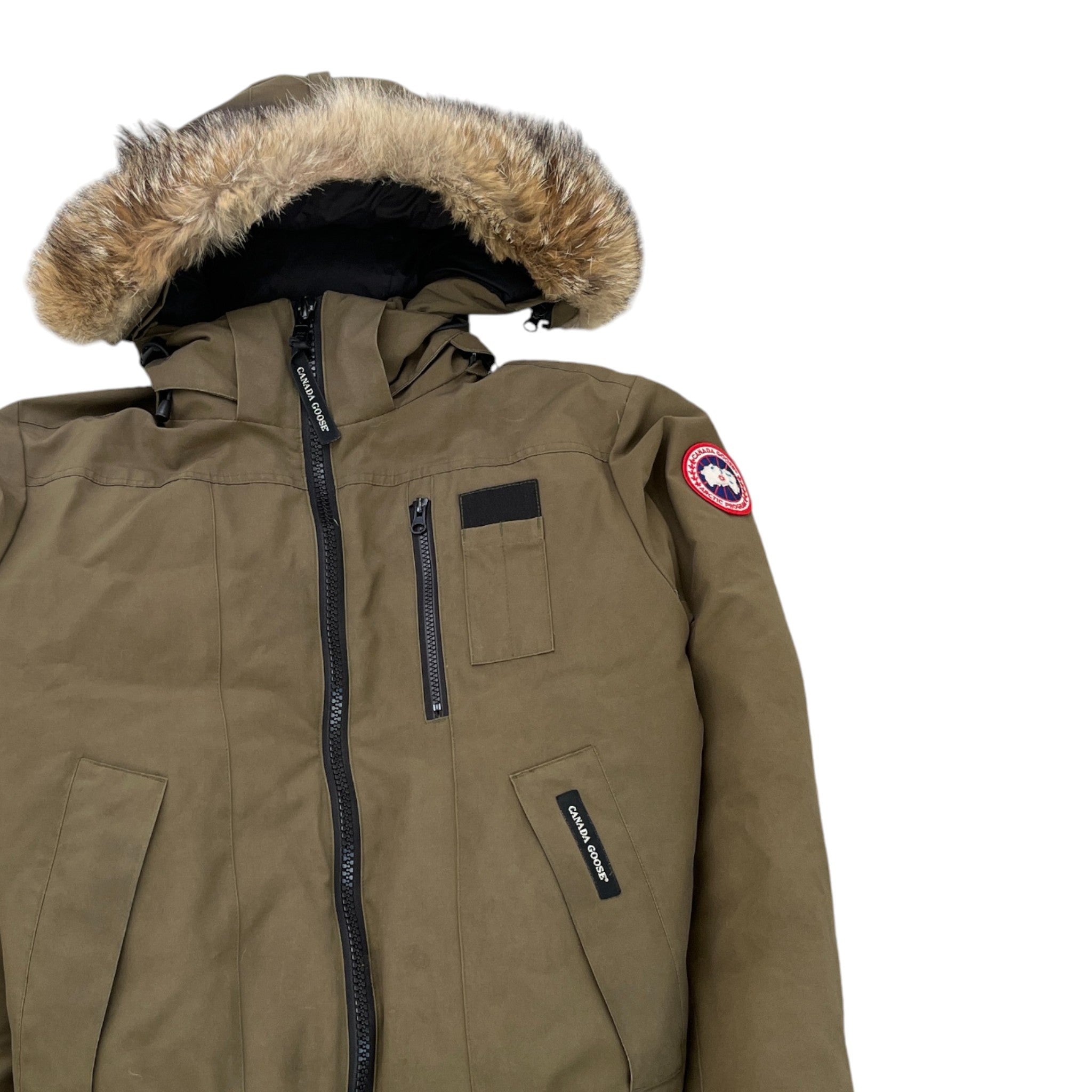 Men's Borden Bomber Down Jacket Green Size S