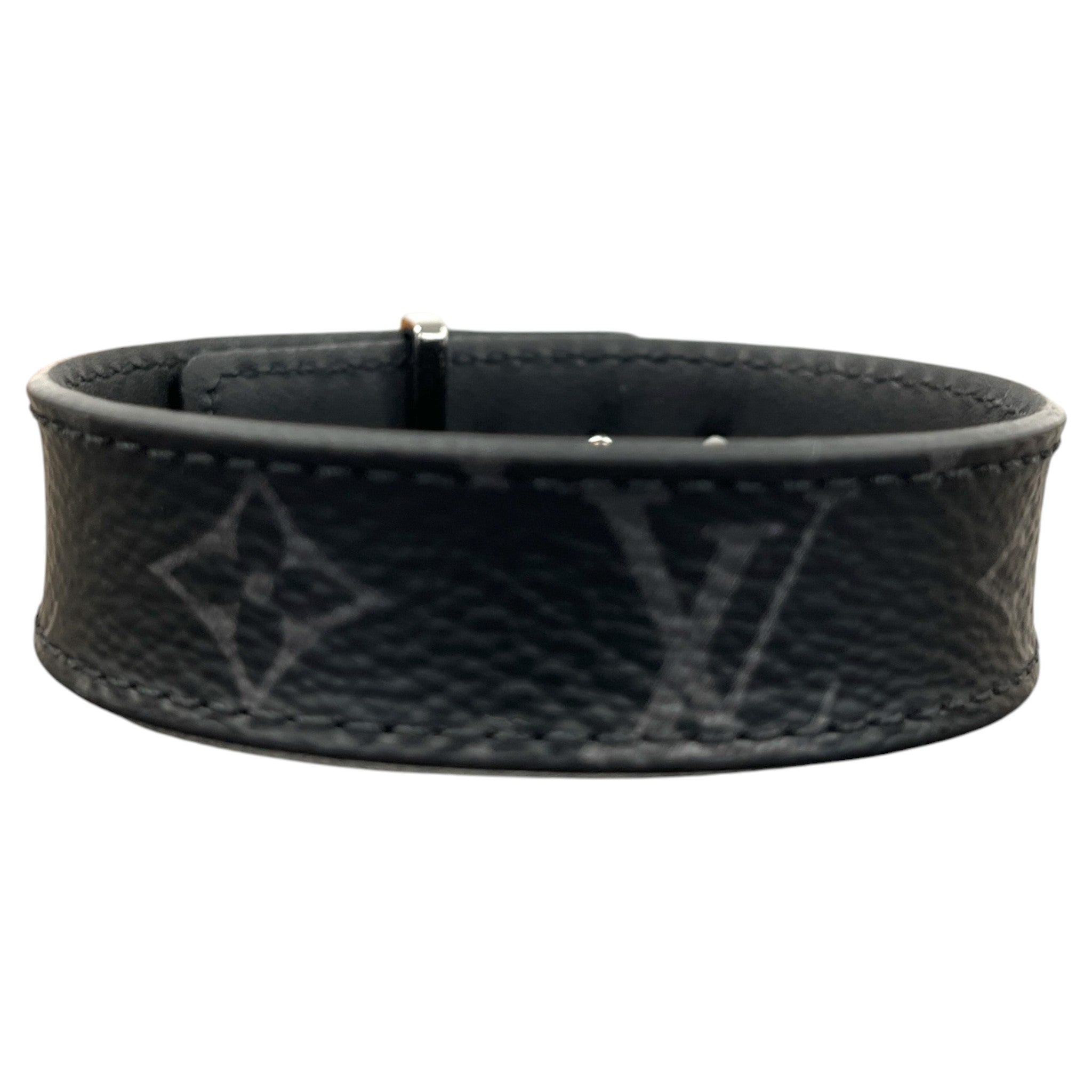 Men's Monogram Eclipse Lv Slim Bracelet Black