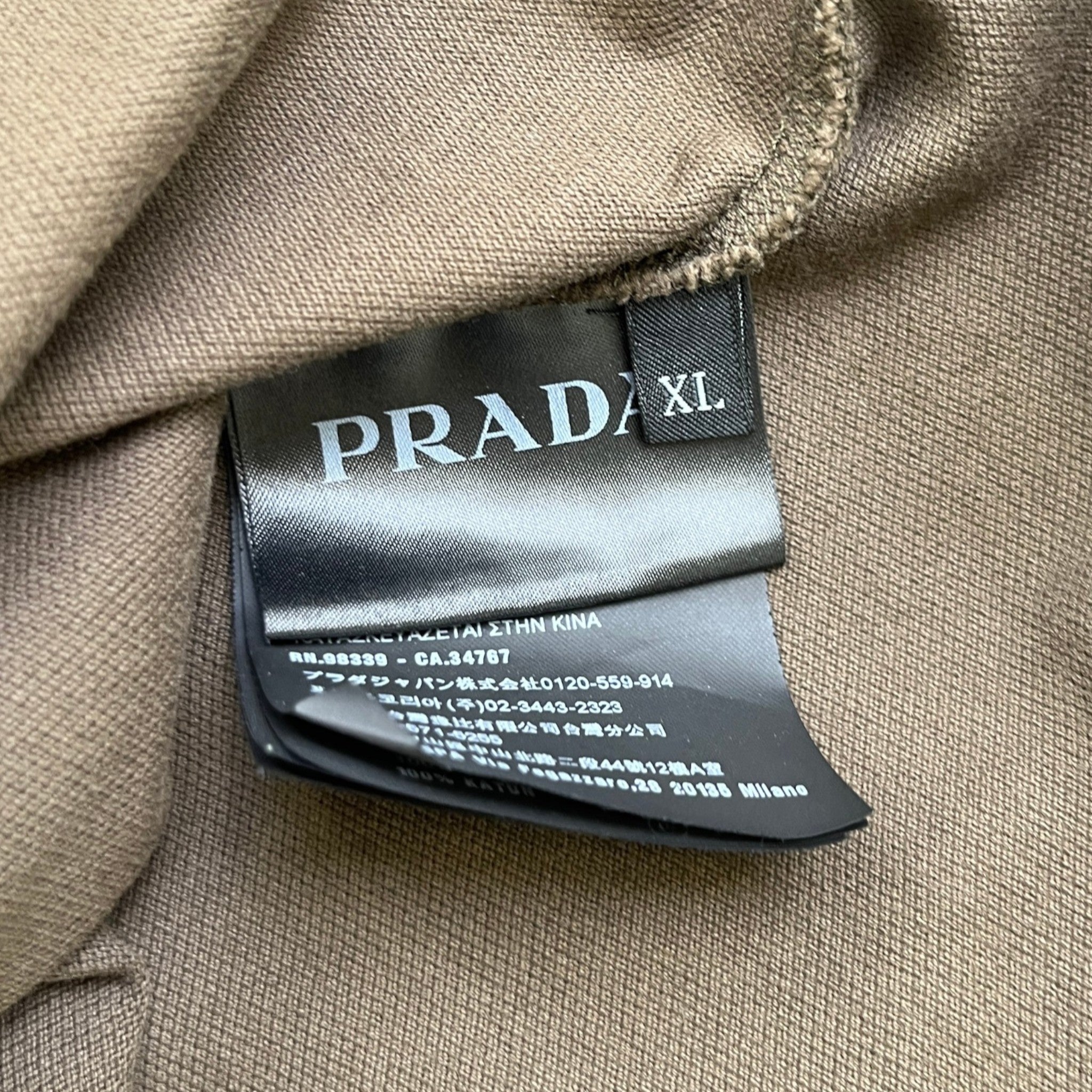 Men's Linea Rossa Polo Shirt Khaki Size XL