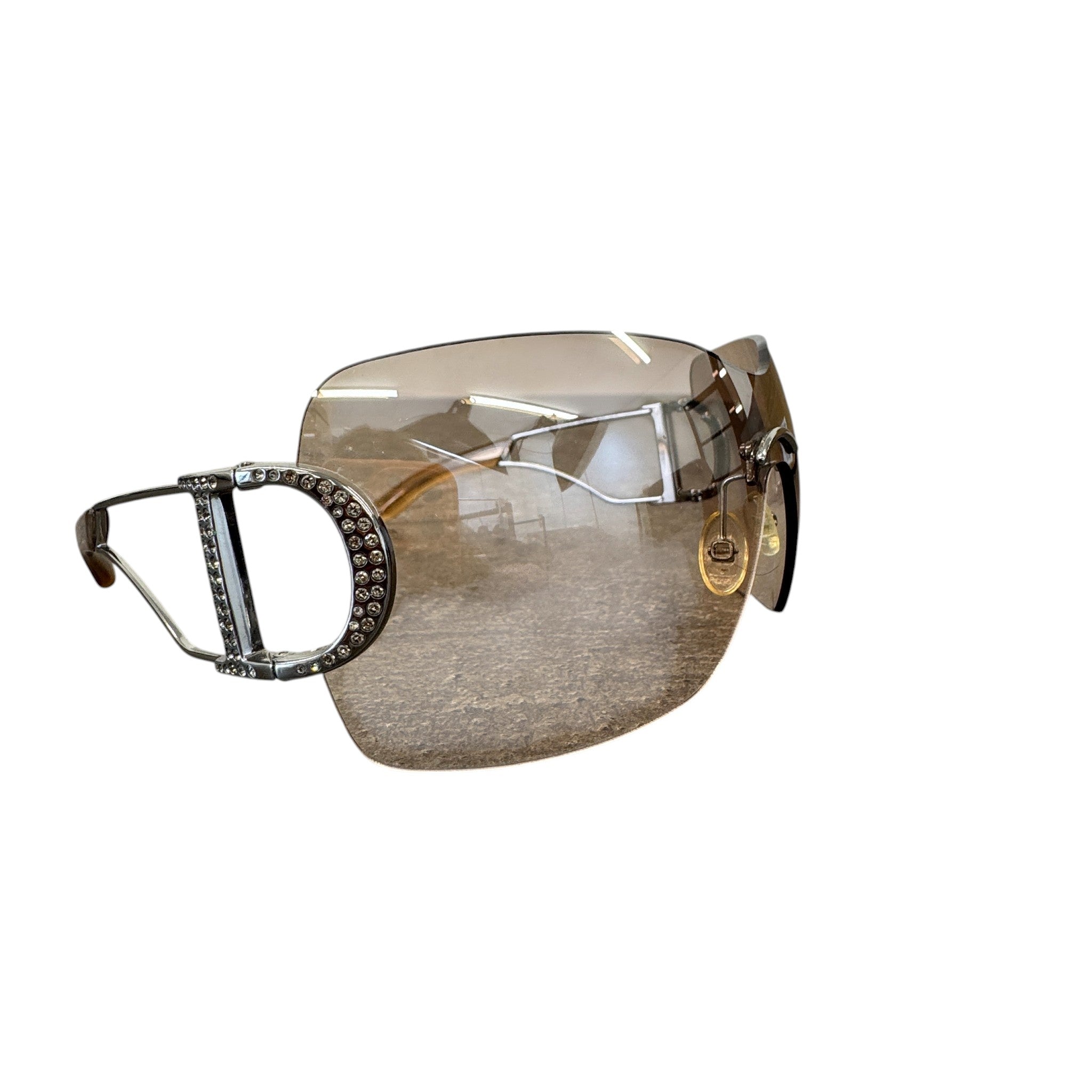 Women's Diorly 1 Crystal Sunglasses Brown