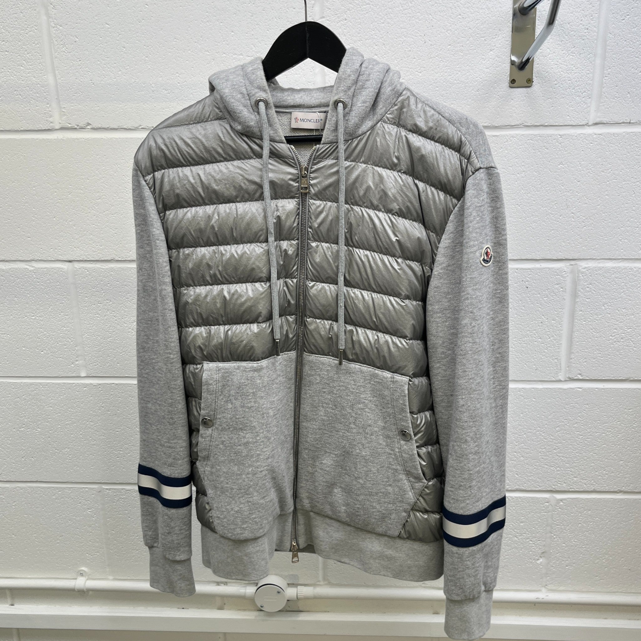 Men's Maglia Cardigan Jacket Grey Size XL