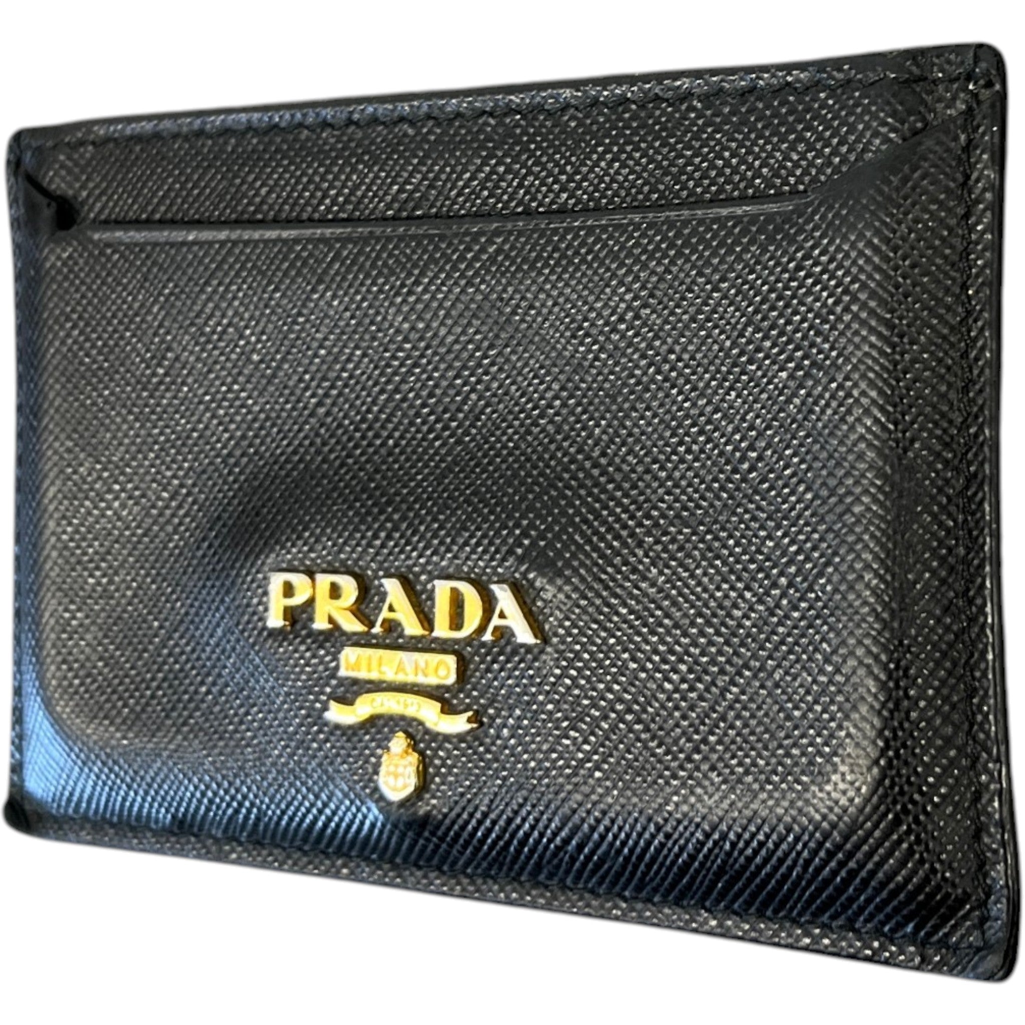 Women's Saffiano Card Holder Black