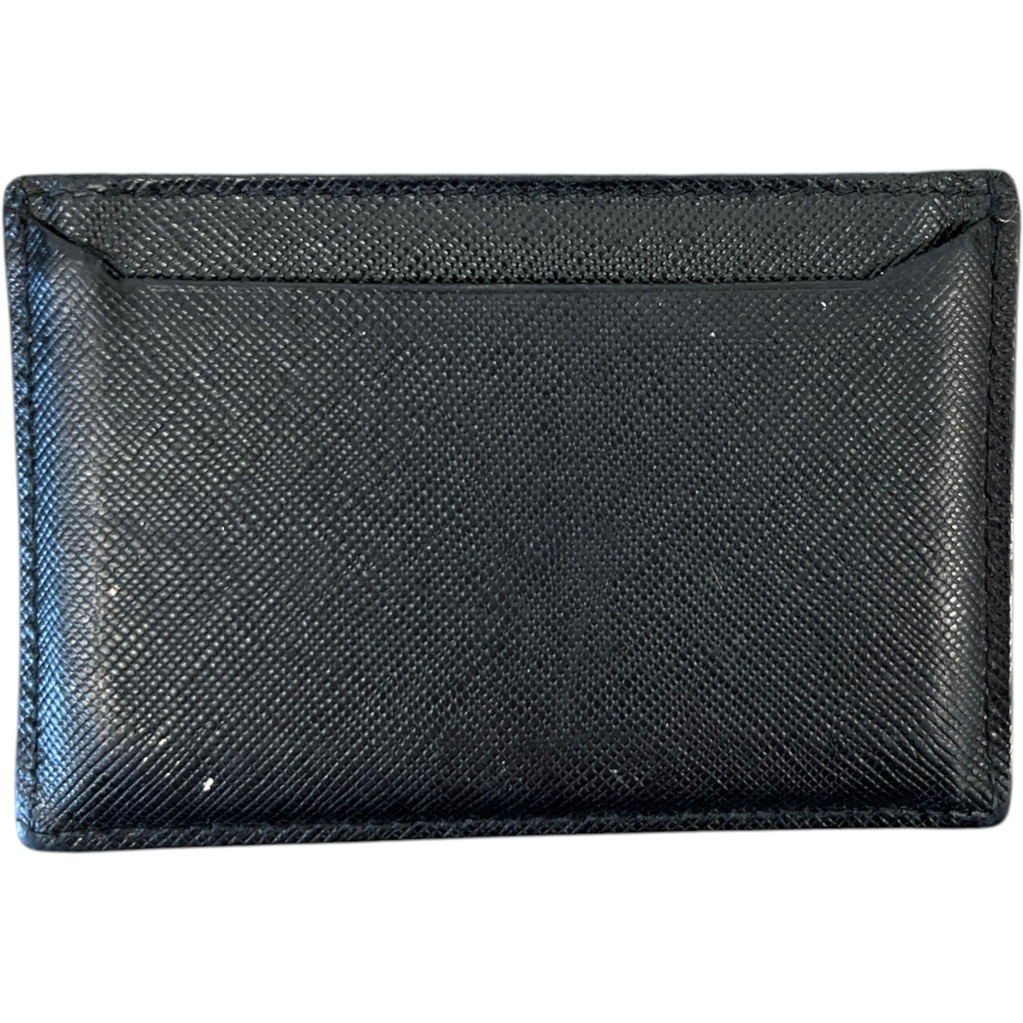Women's Saffiano Card Holder Black
