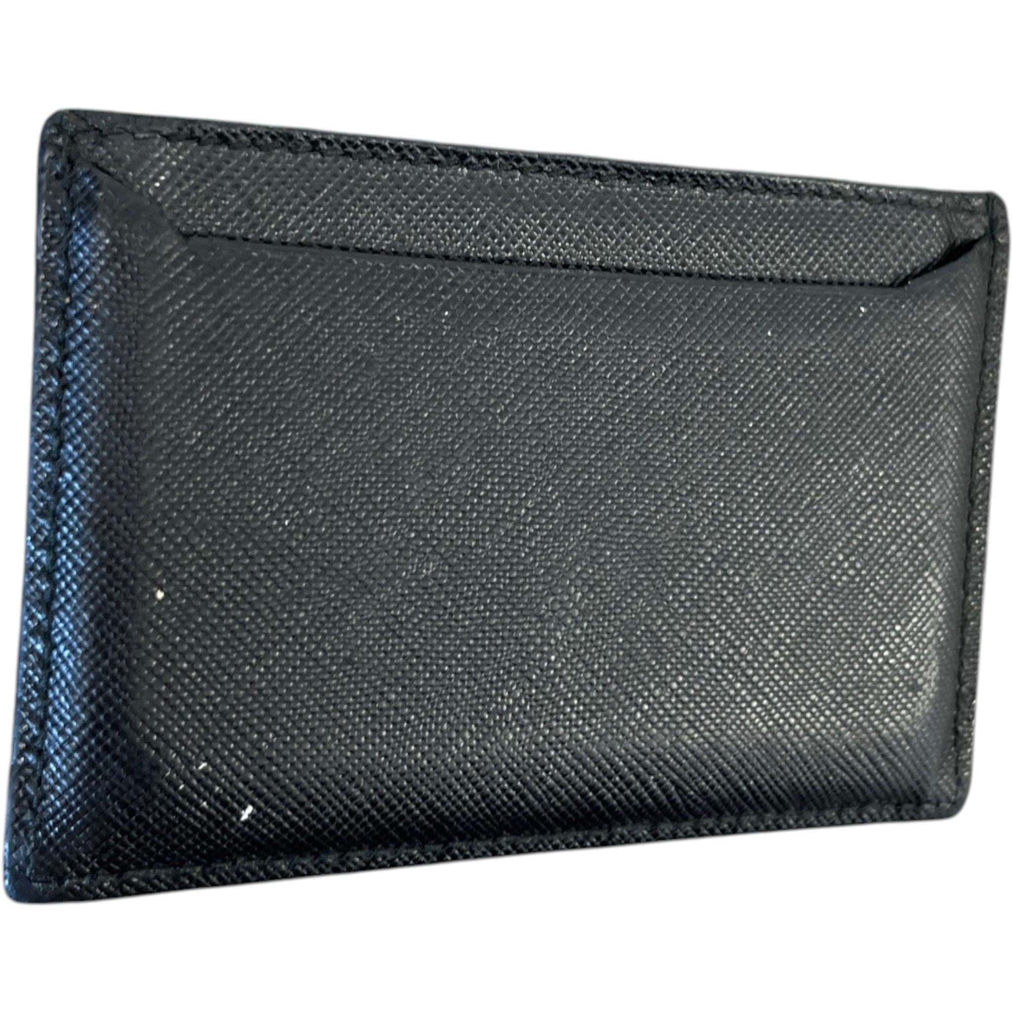 Women's Saffiano Card Holder Black