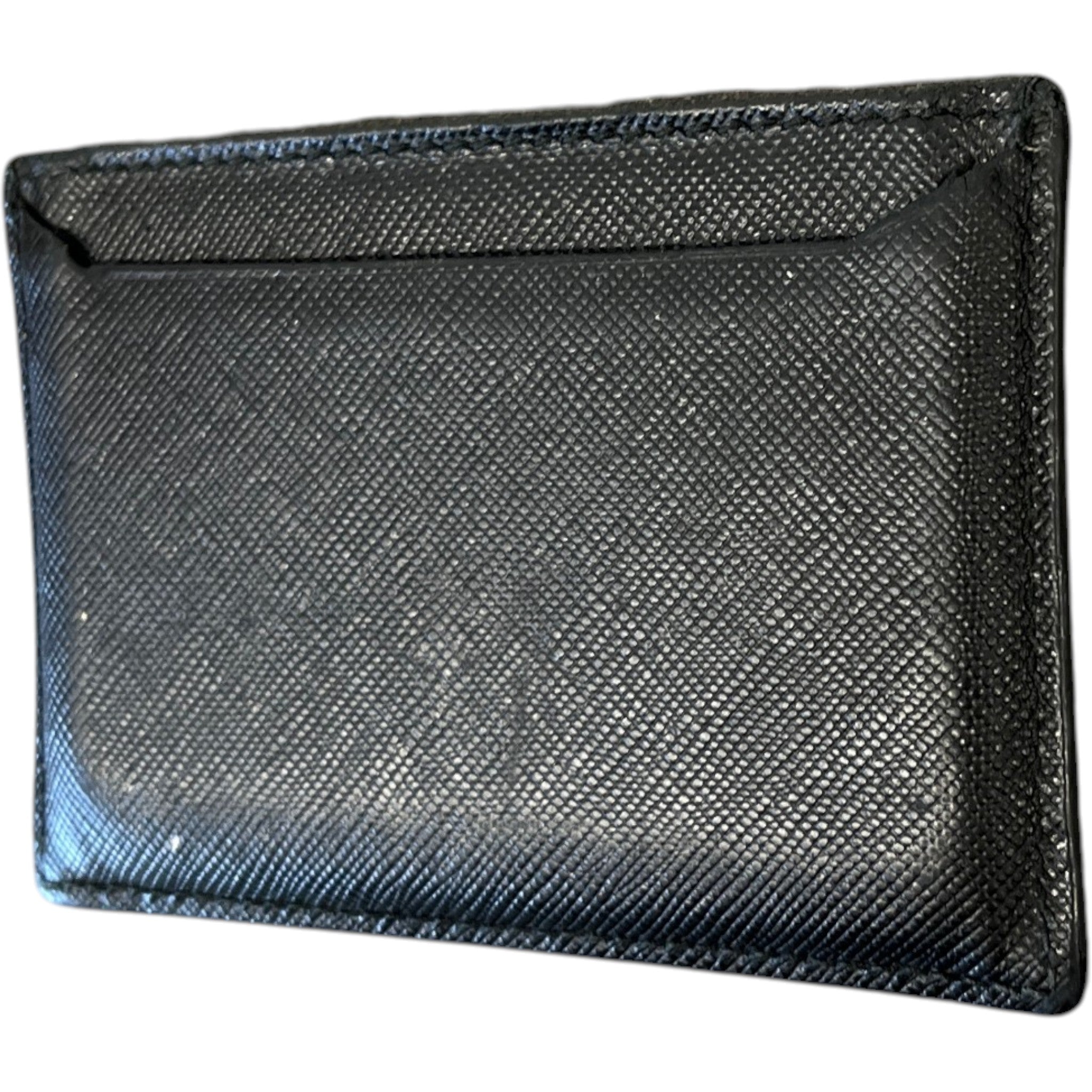 Women's Saffiano Card Holder Black