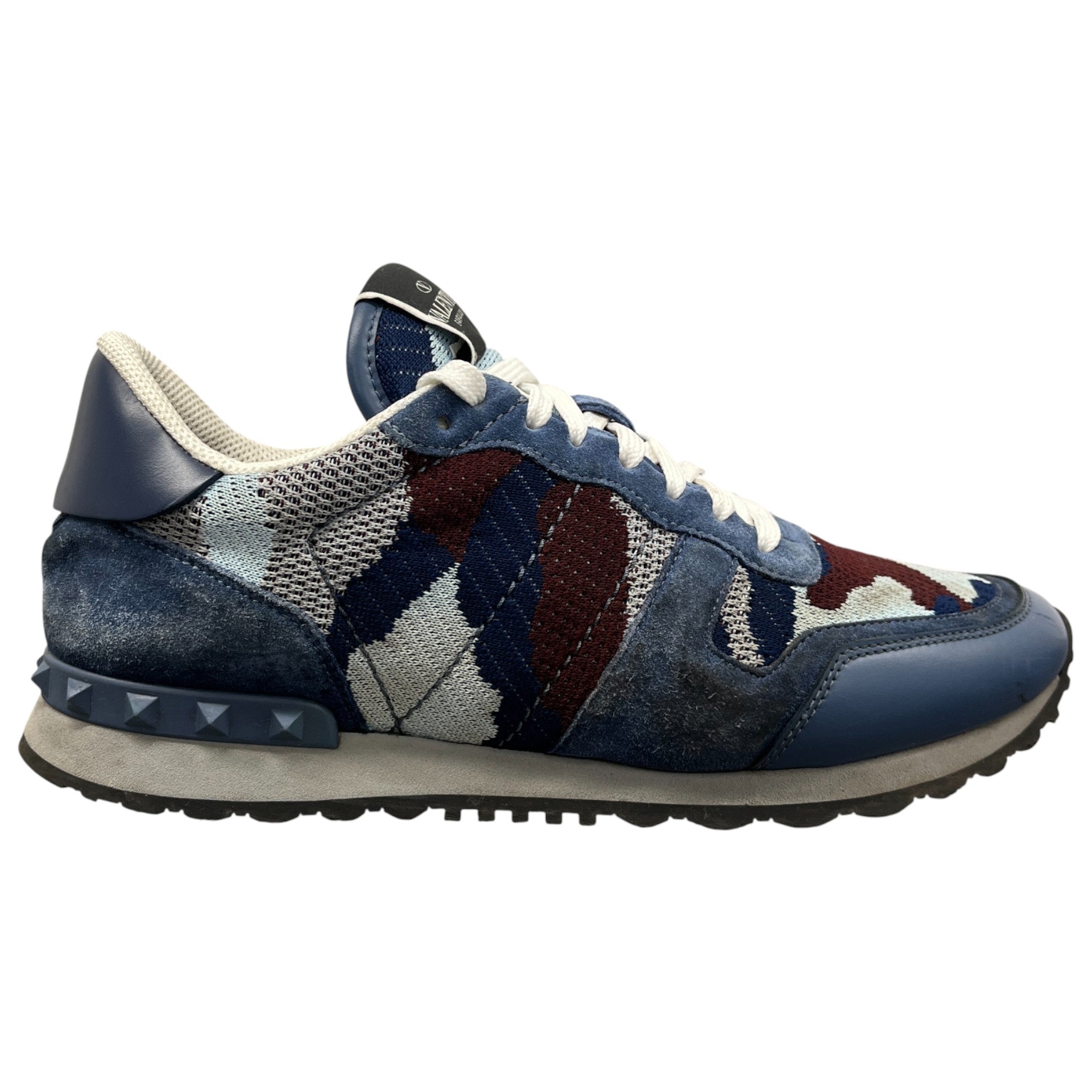 Men's Rockrunner Camouflage Low Trainers Blue Size EU 42 / UK 8