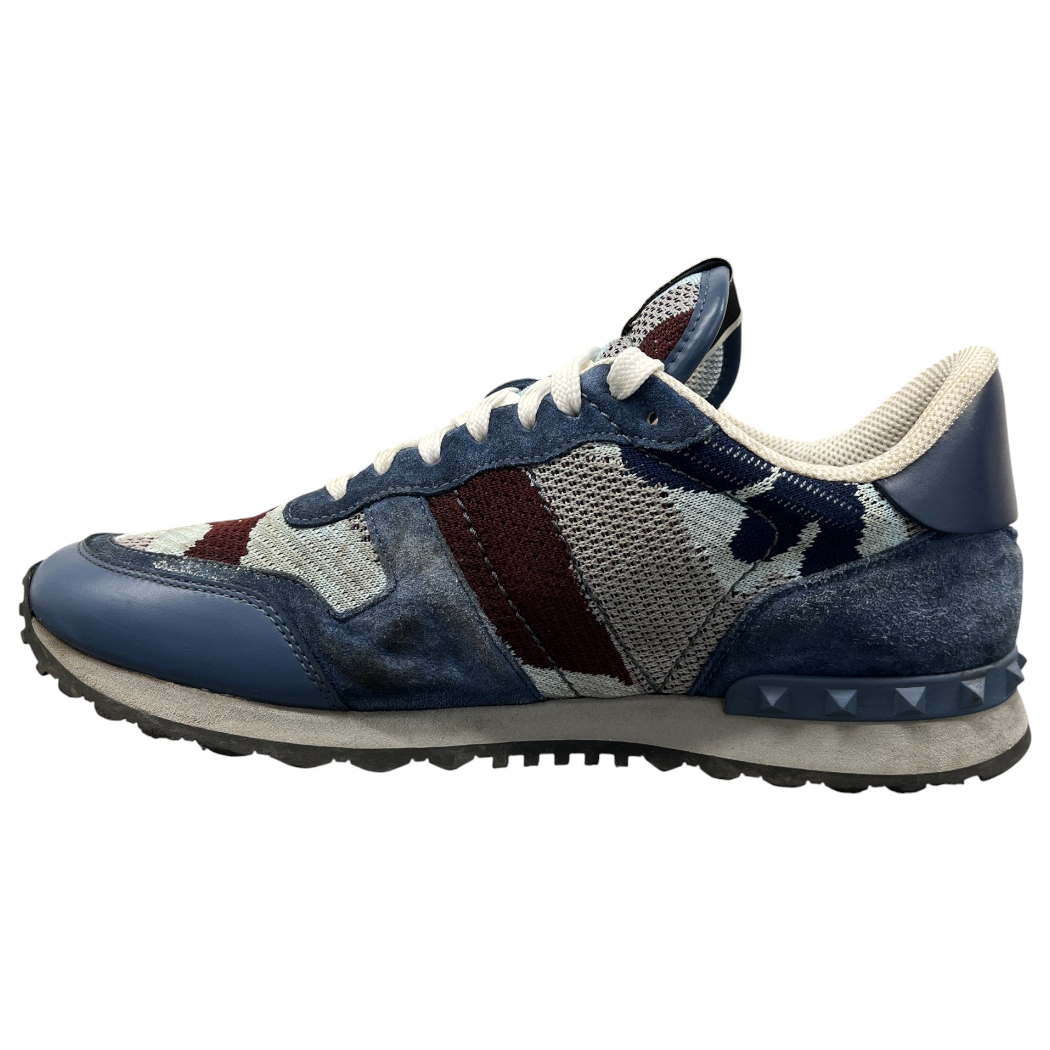 Men's Rockrunner Camouflage Low Trainers Blue Size EU 42 / UK 8