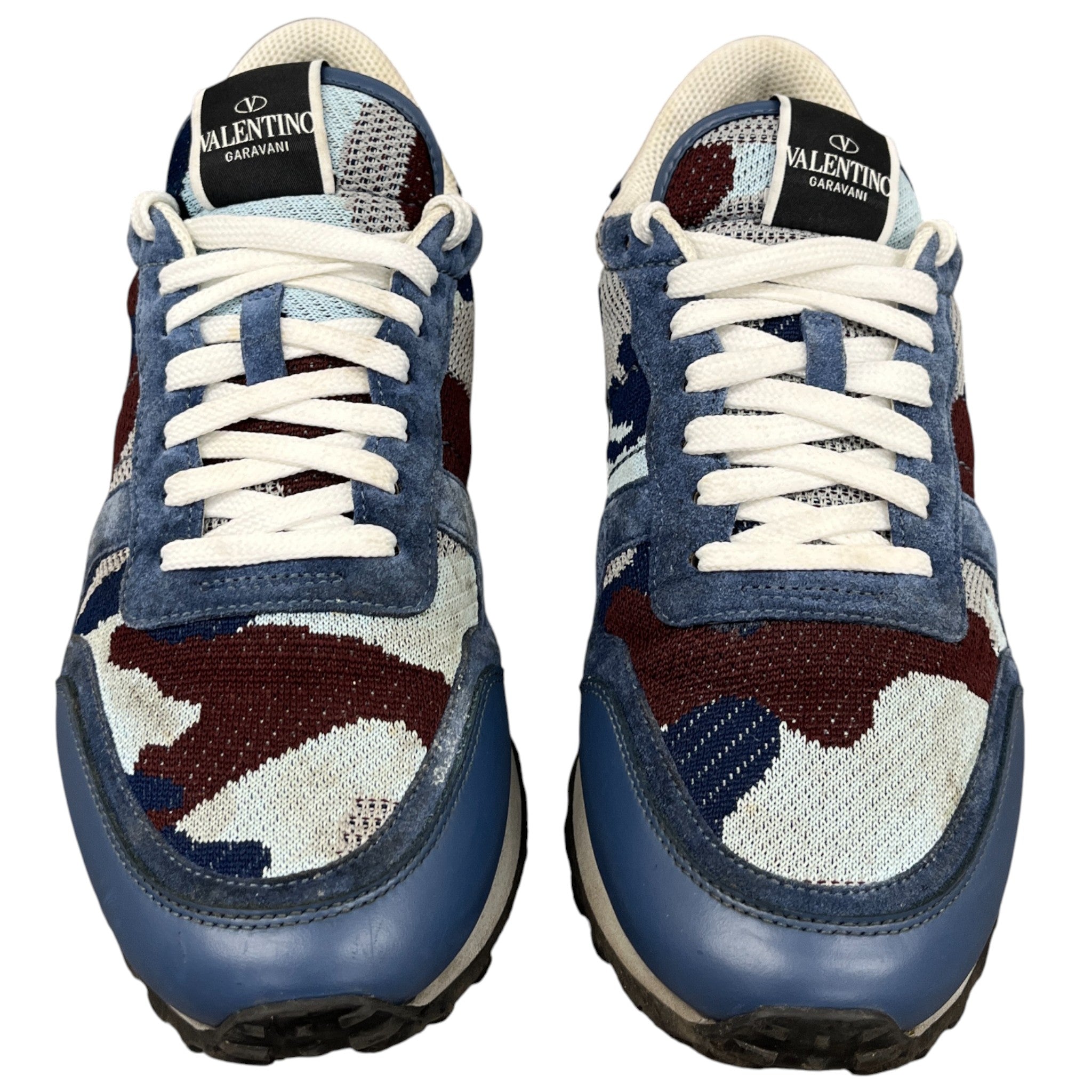 Men's Rockrunner Camouflage Low Trainers Blue Size EU 42 / UK 8