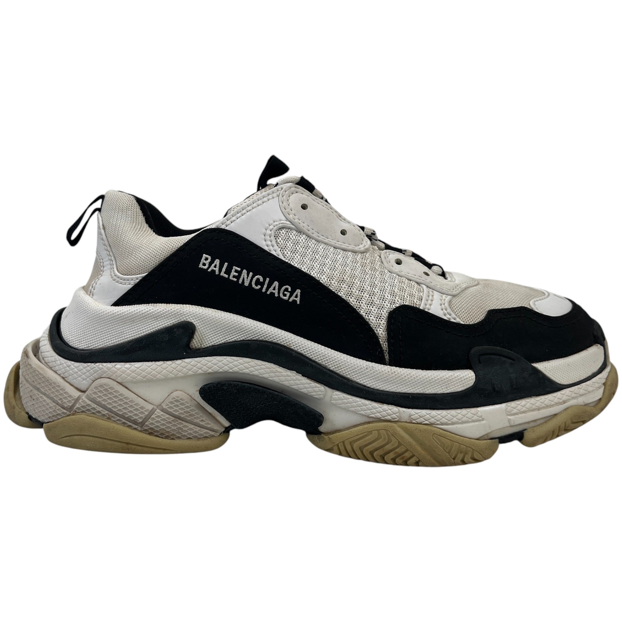 Men's Triple S Low Trainers Black Size EU 40 / UK 6 – Label Source