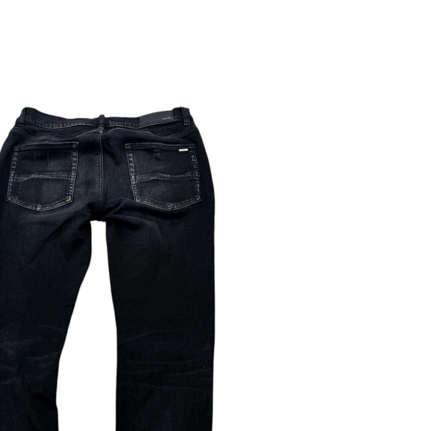 Men's Mx1 Distressed Jeans Black Size Waist 34"