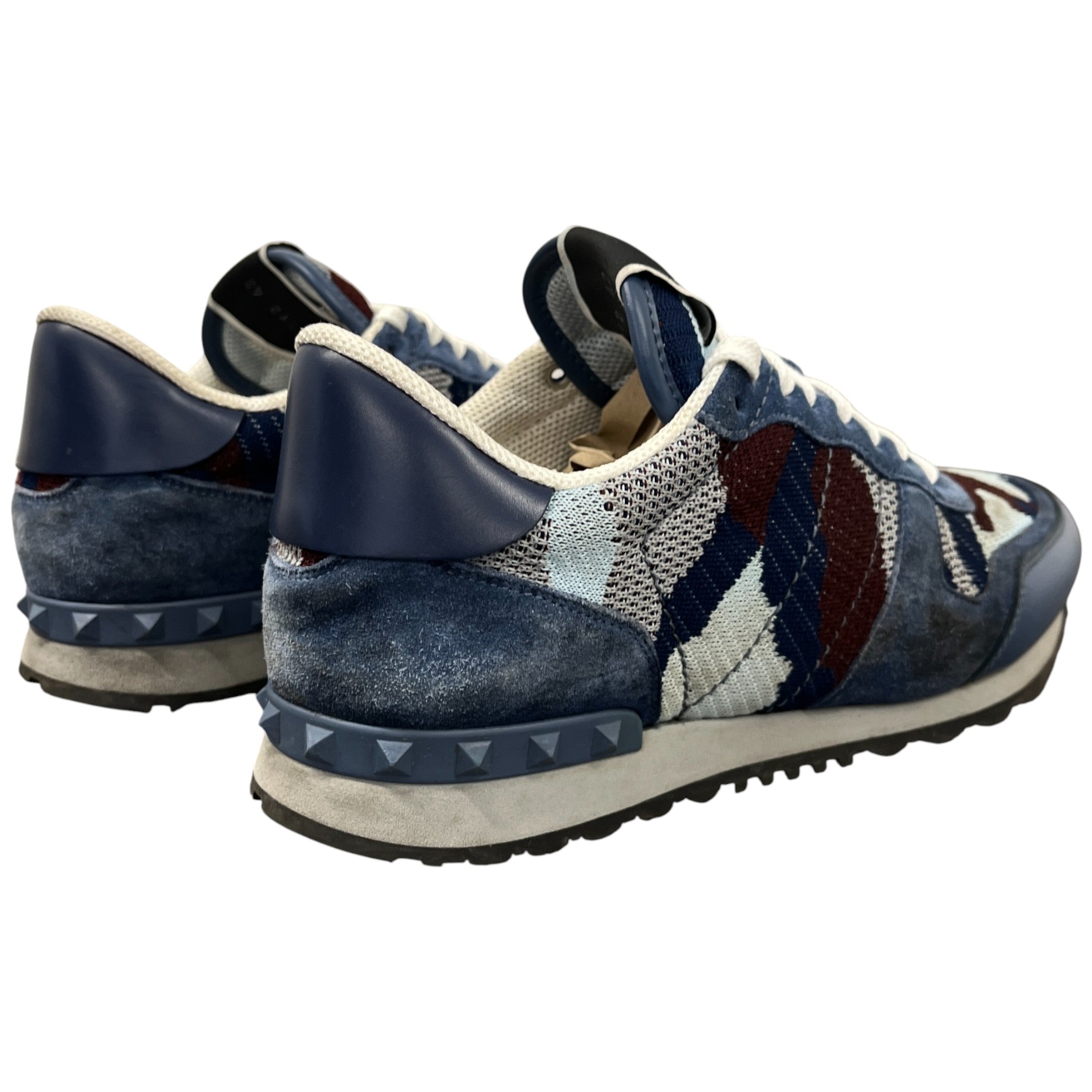 Men's Rockrunner Camouflage Low Trainers Blue Size EU 42 / UK 8