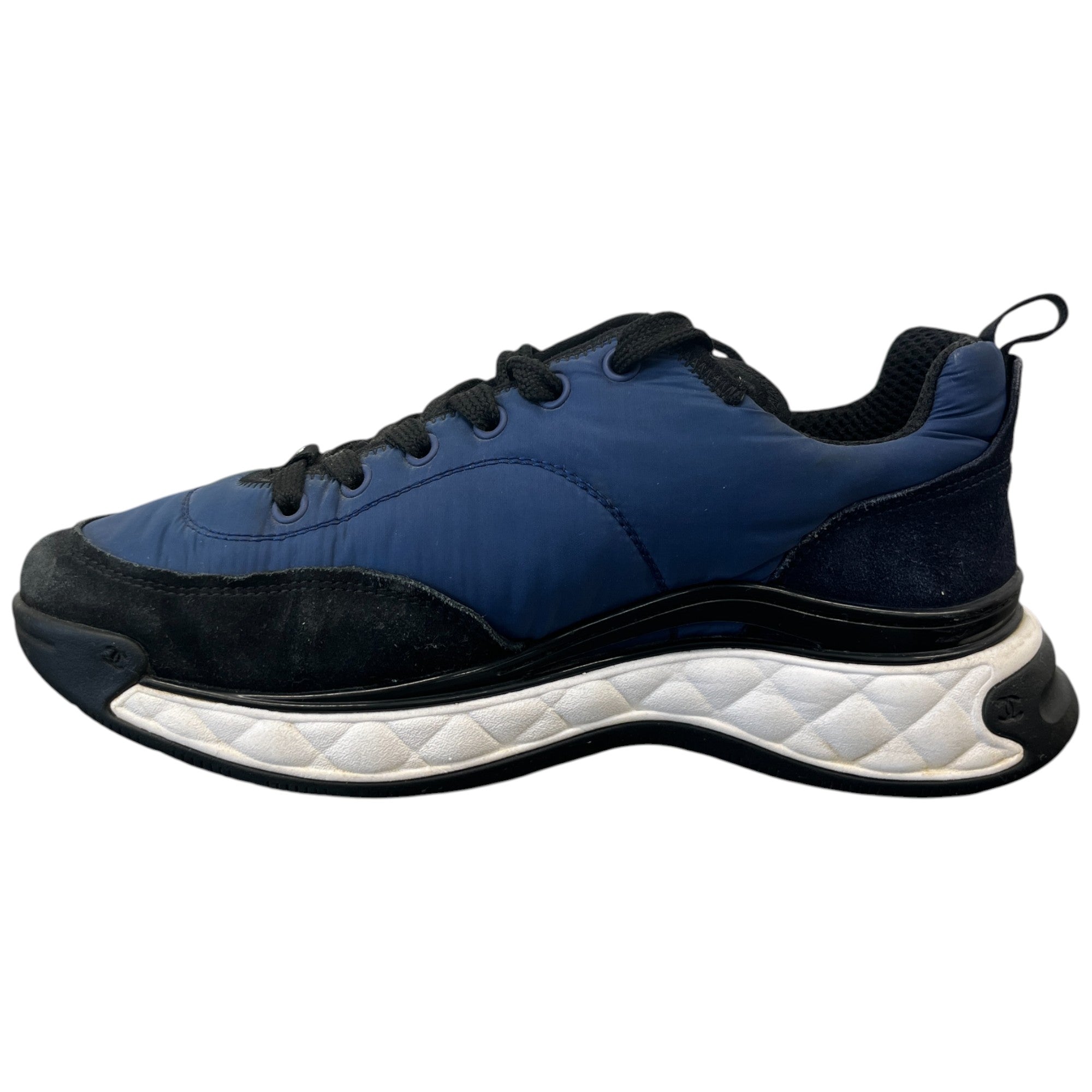 Women's Cc Logo Runner Low Trainers Blue Size EU 38.5 / UK 5.5
