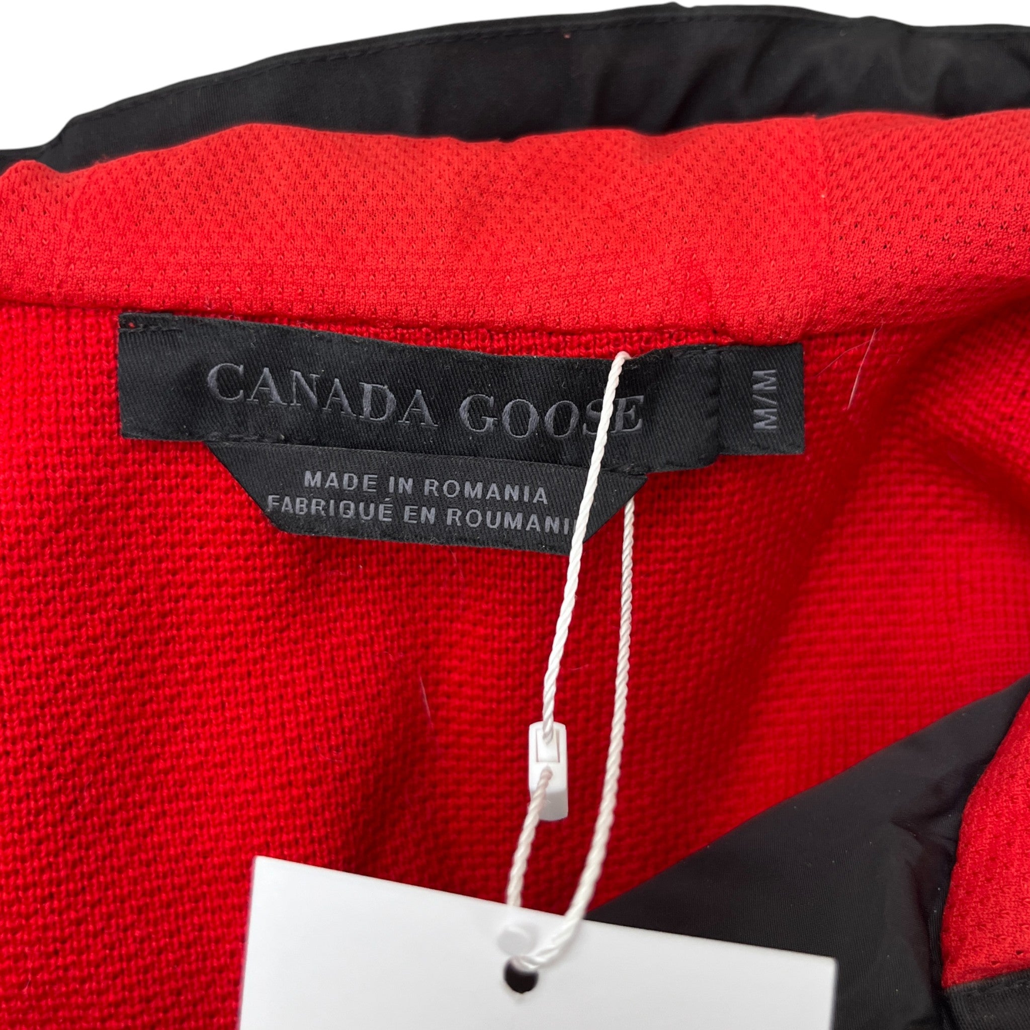 Men's Hybridge Knit Anorak Jumper Red Size M