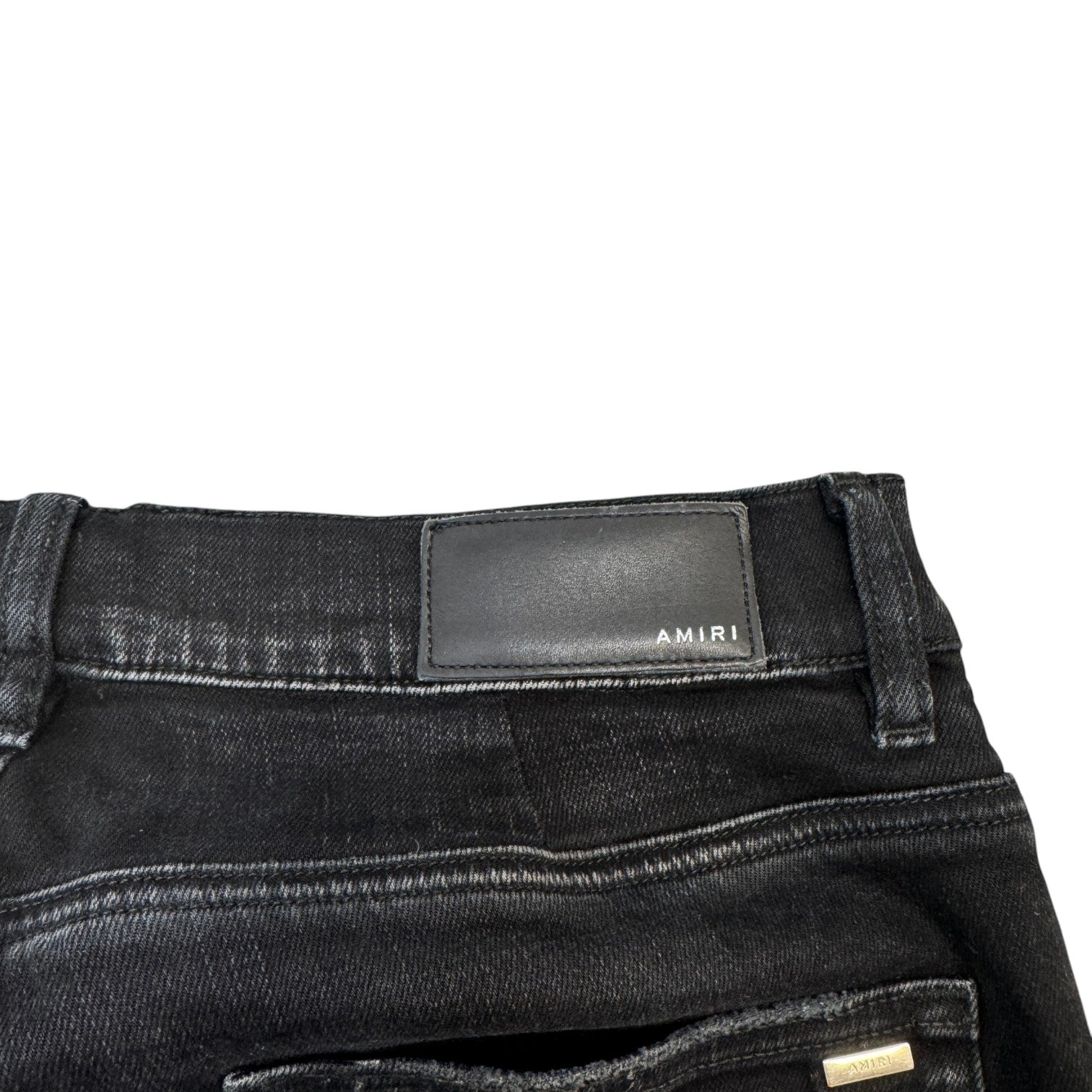 Men's Mx1 Distressed Jeans Black Size Waist 34"