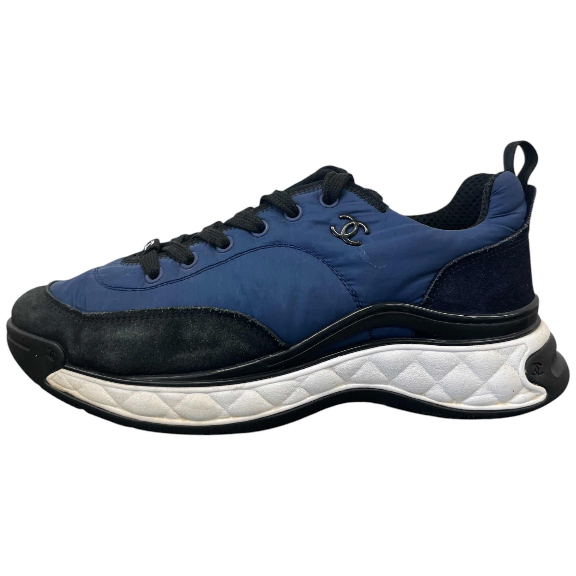 Women's Cc Logo Runner Low Trainers Blue Size EU 38.5 / UK 5.5