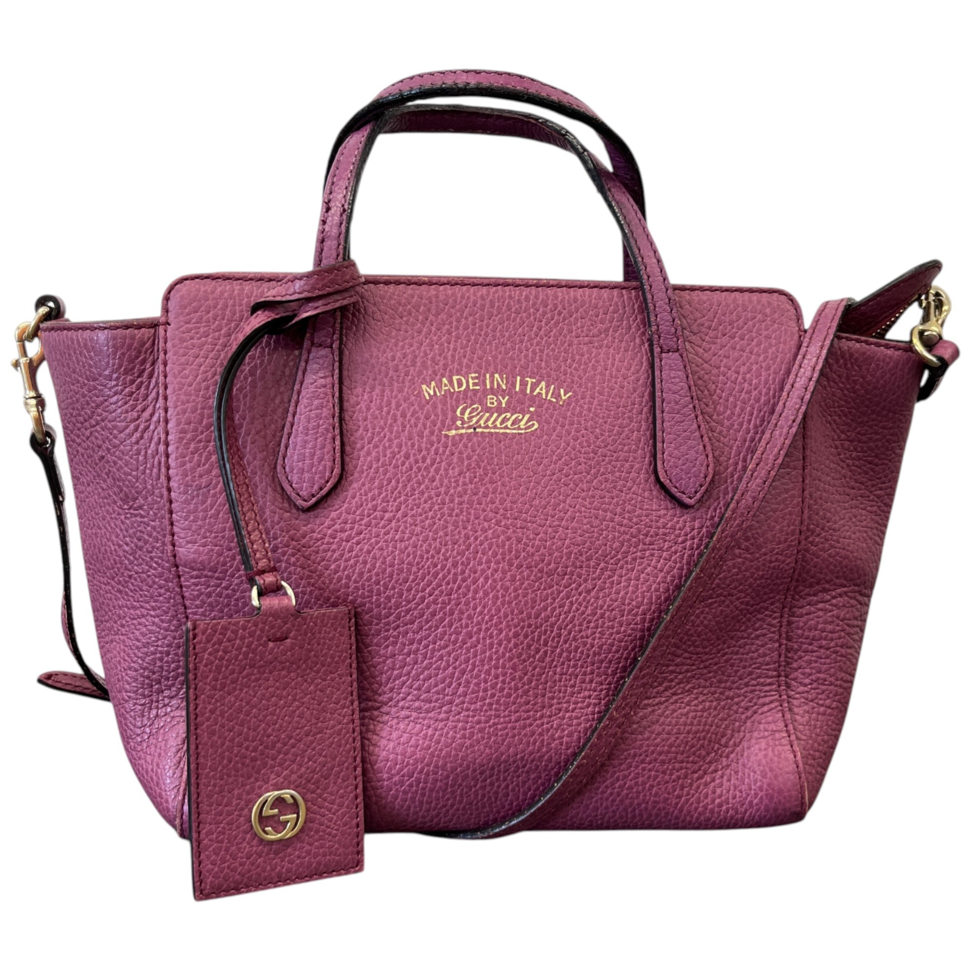 Women's Small Swing Tote Bag Purple