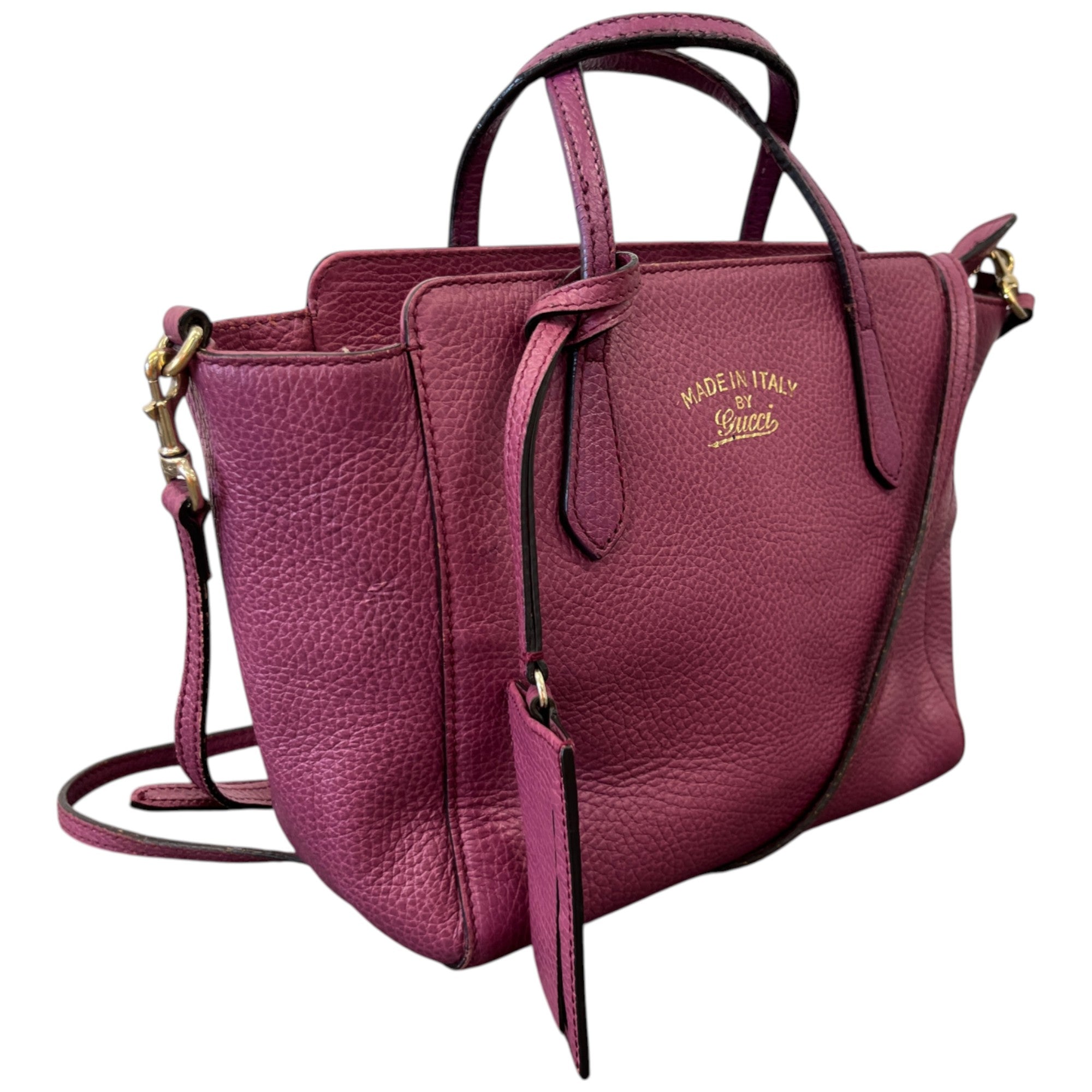 Women's Small Swing Tote Bag Purple