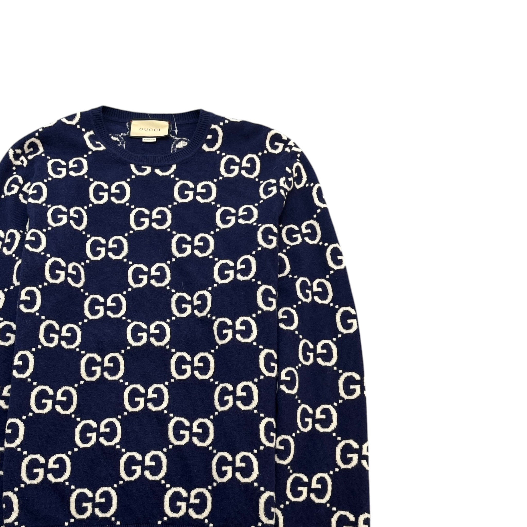 Men's Gg Supreme Jumper Navy Size XL