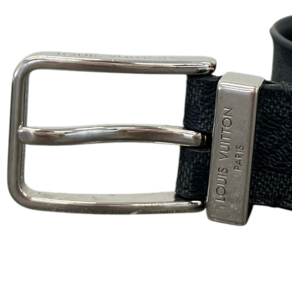 Men's Damier Eclipse Belt Black Size Waist 38"
