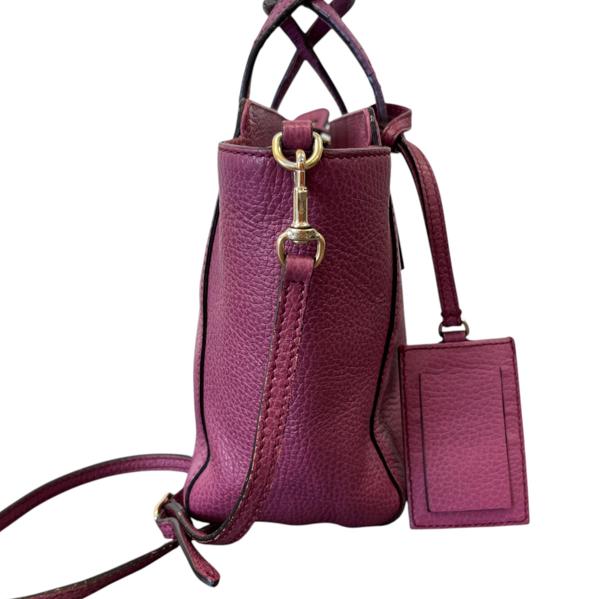 Women's Small Swing Tote Bag Purple