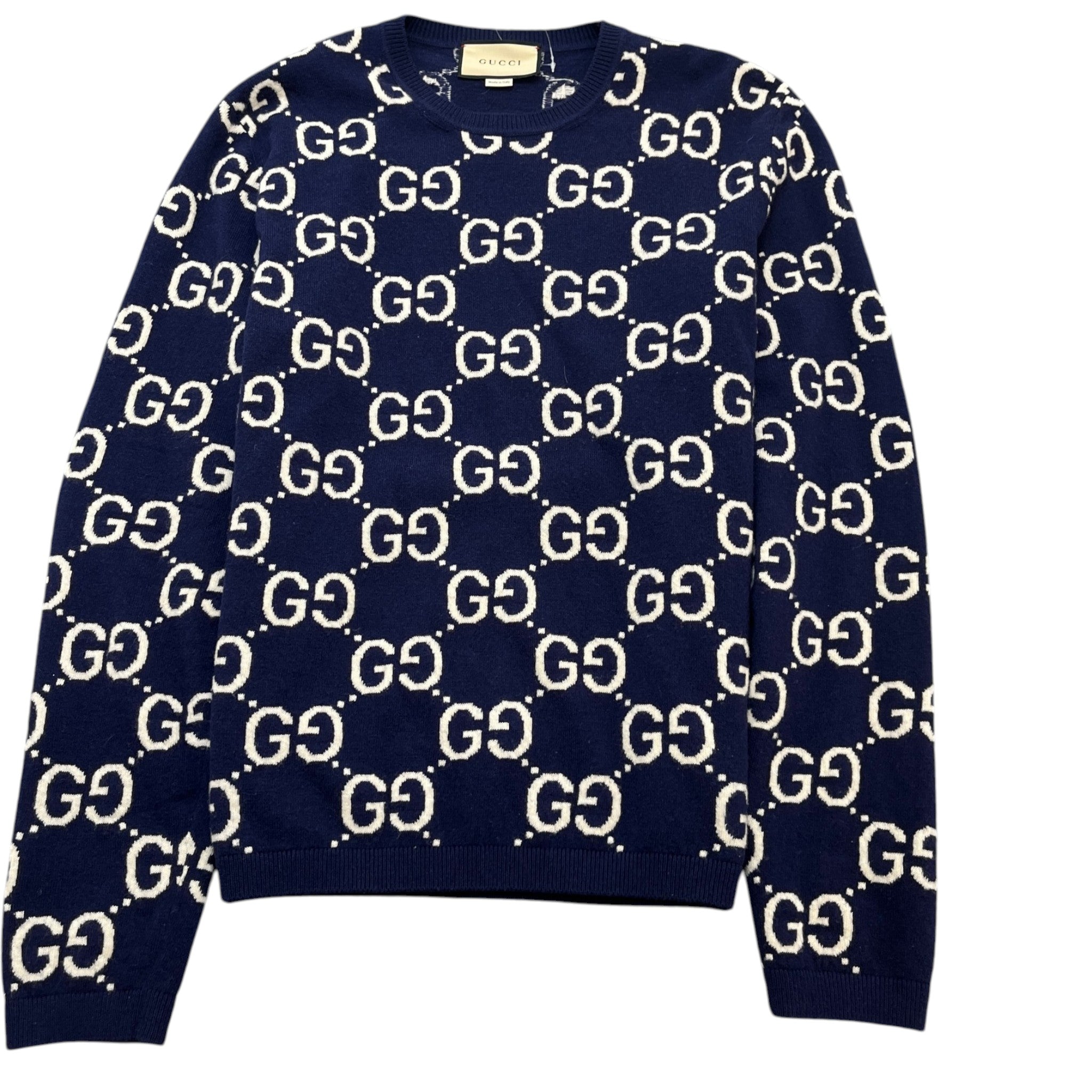 Men's Gg Supreme Jumper Navy Size XL