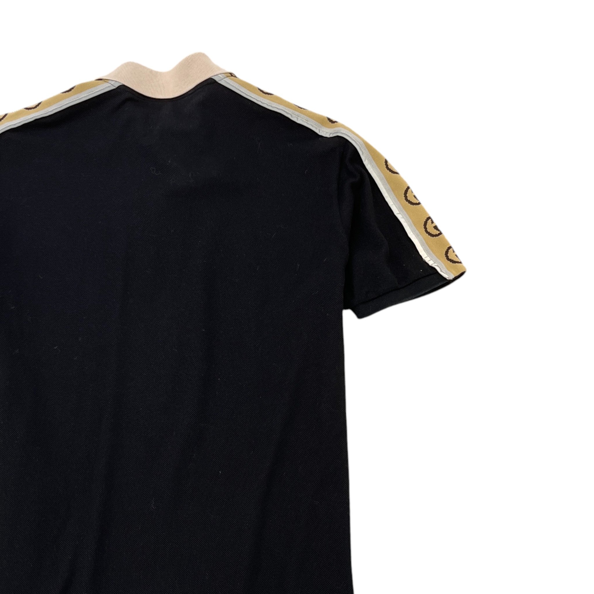 Men's Interlocking G Polo Shirt Black Size M