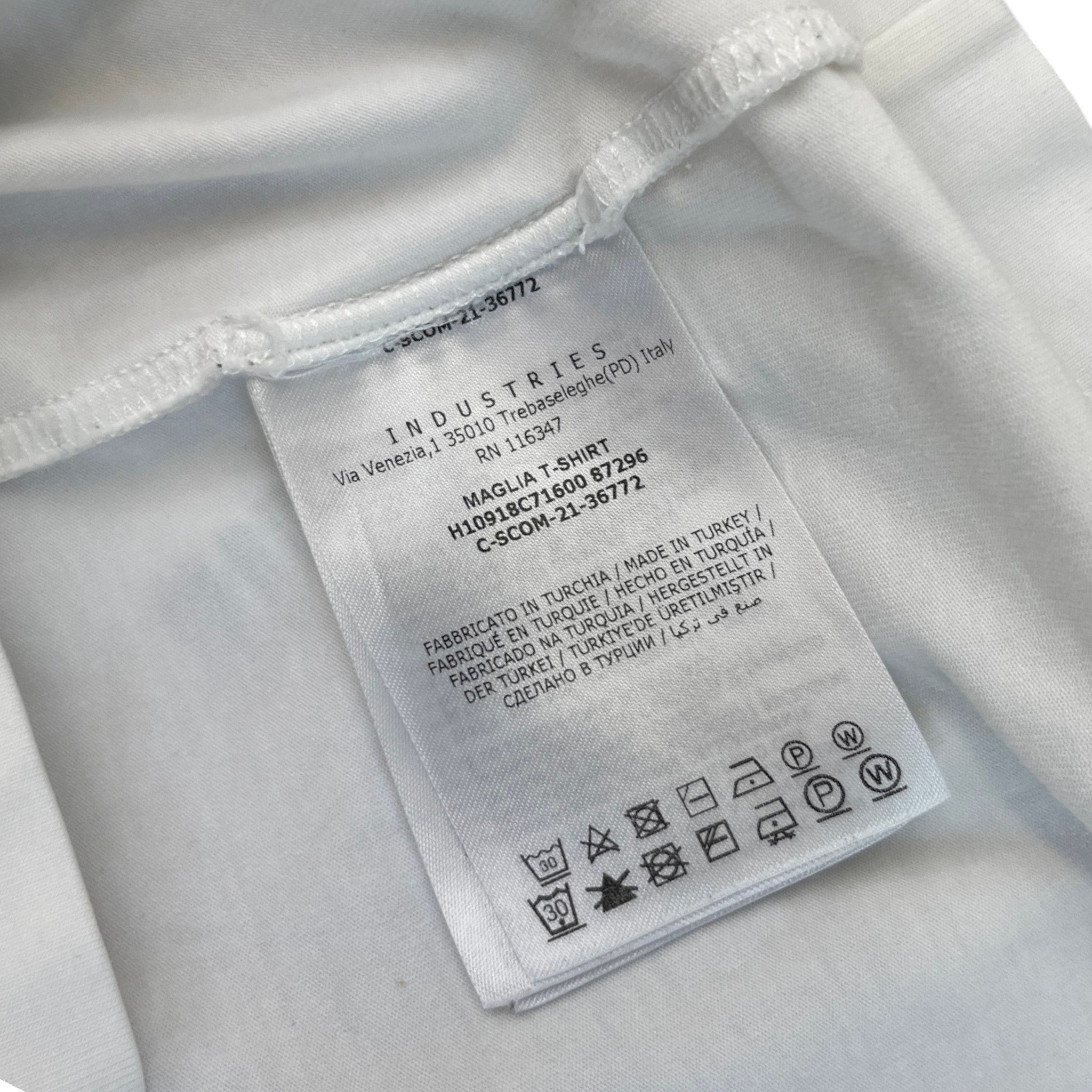 Men's Maglia T-Shirt White Size L