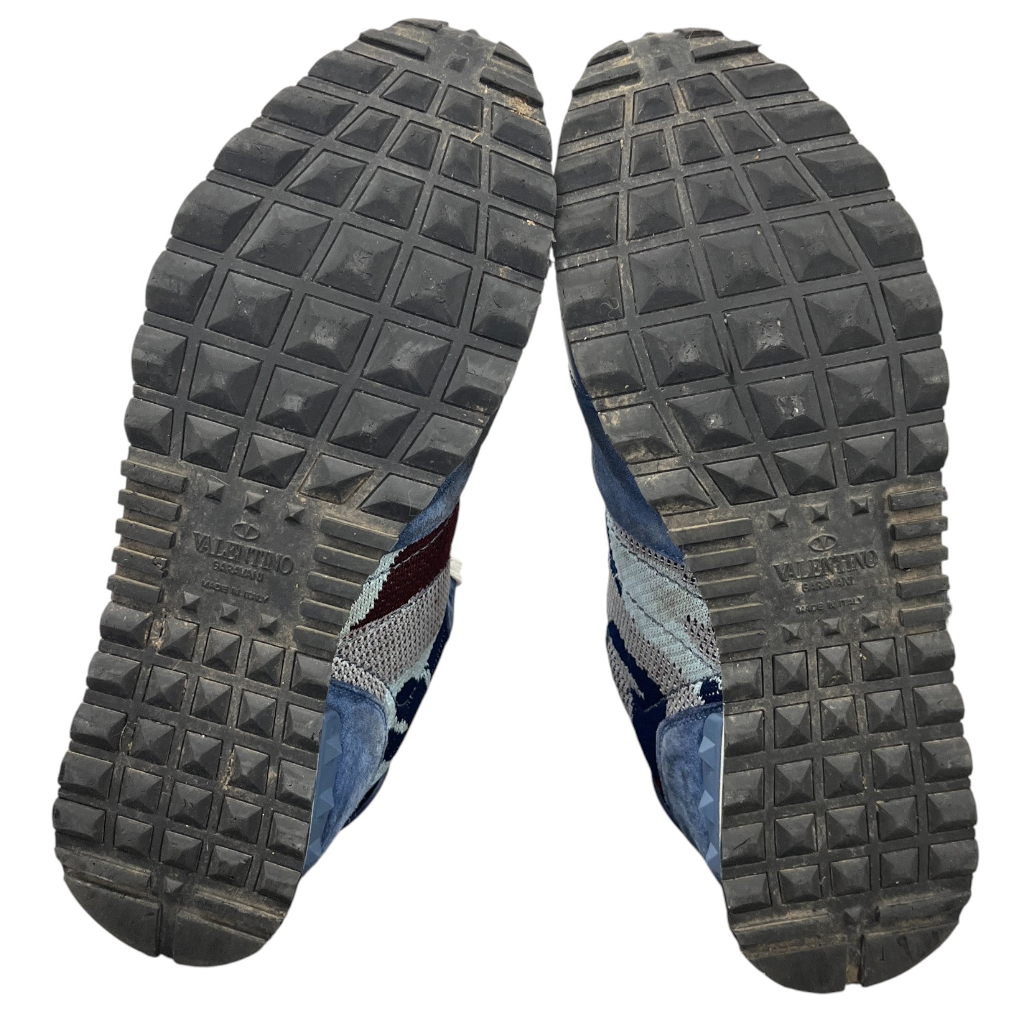 Men's Rockrunner Camouflage Low Trainers Blue Size EU 42 / UK 8