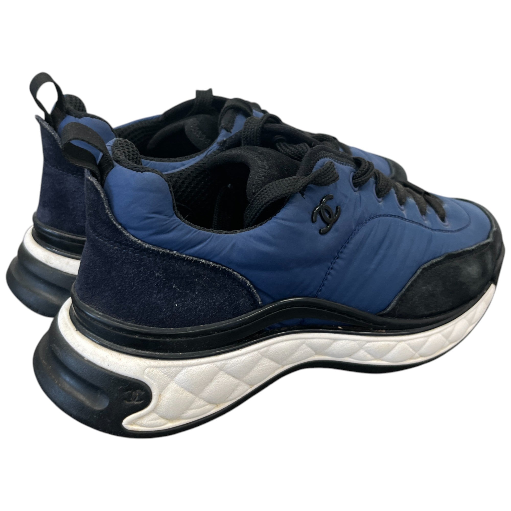 Women's Cc Logo Runner Low Trainers Blue Size EU 38.5 / UK 5.5