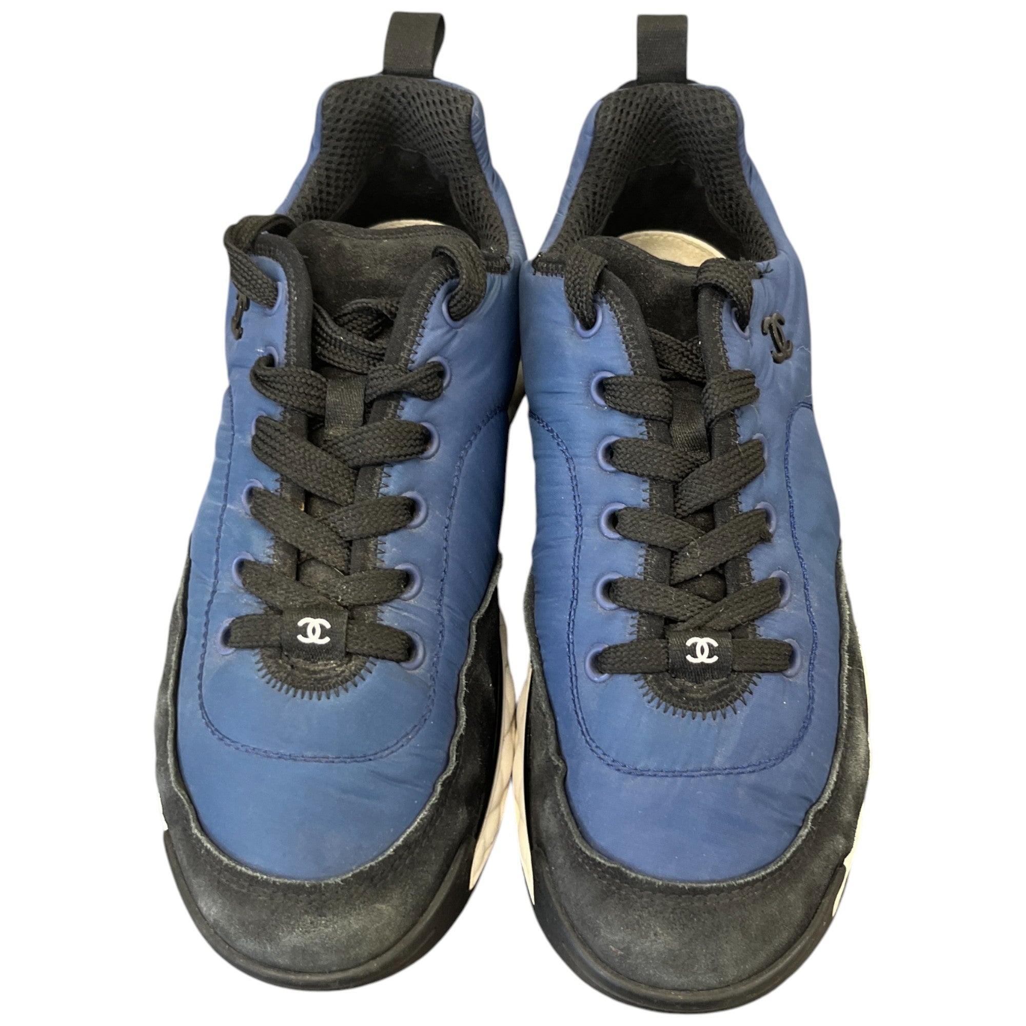 Women's Cc Logo Runner Low Trainers Blue Size EU 38.5 / UK 5.5