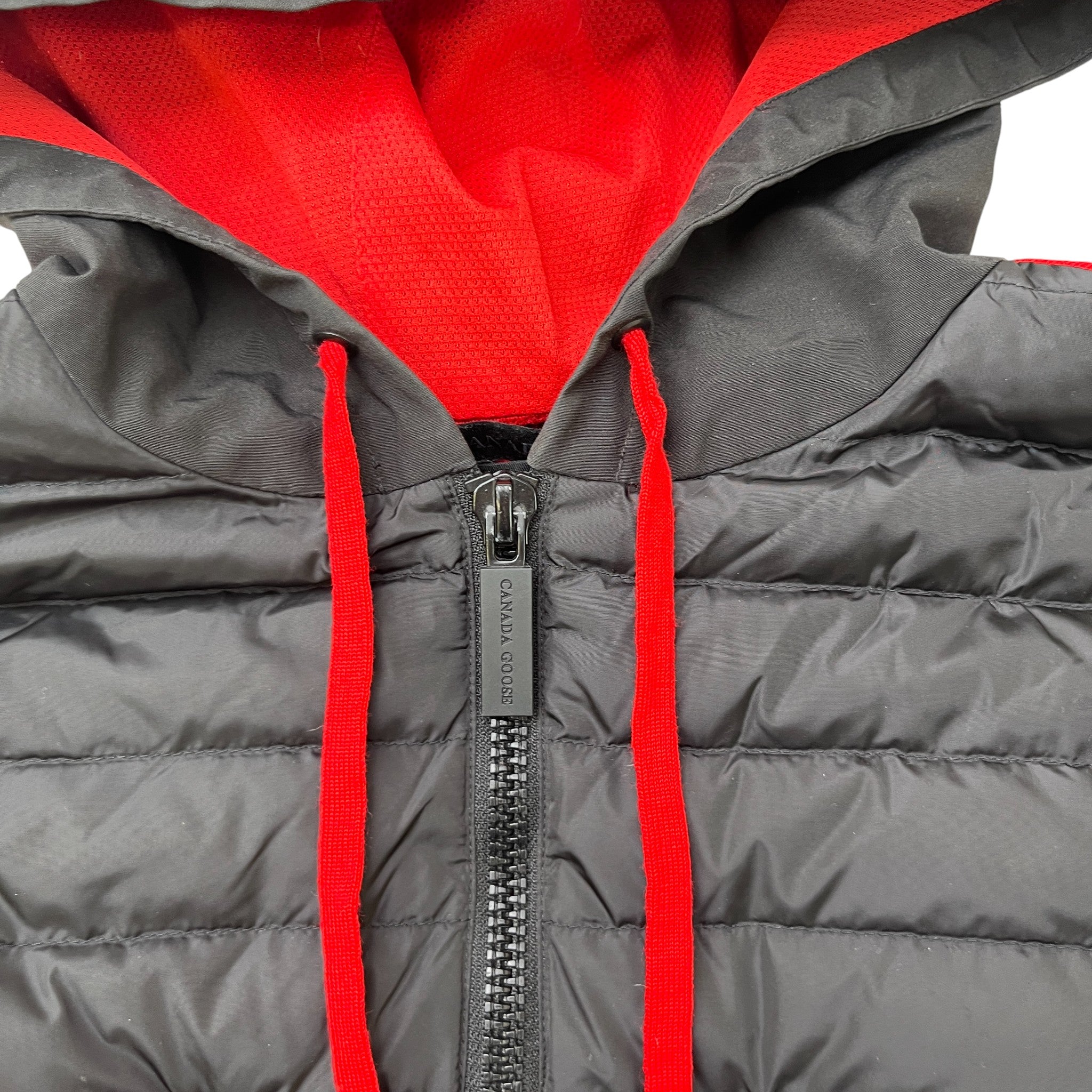 Men's Hybridge Knit Anorak Jumper Red Size M