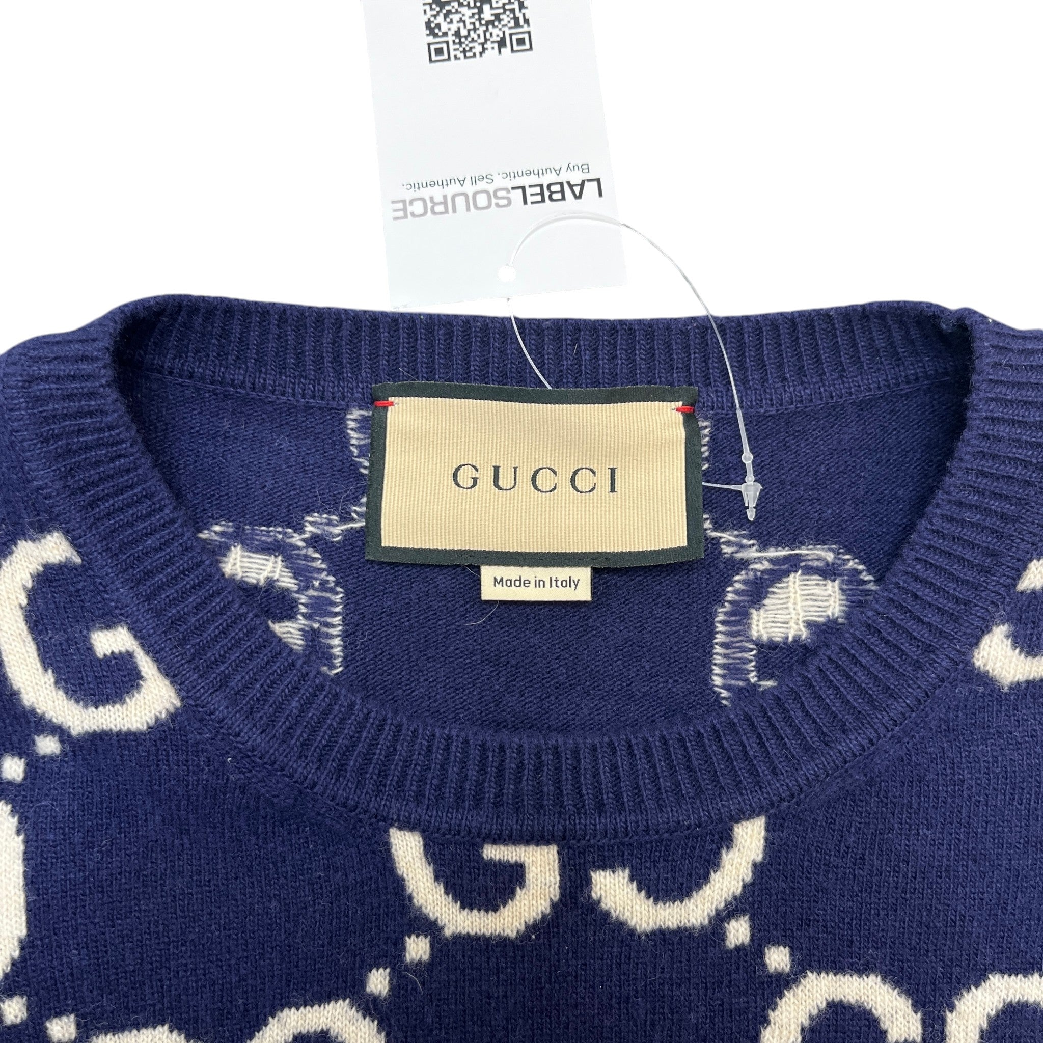 Men's Gg Supreme Jumper Navy Size XL