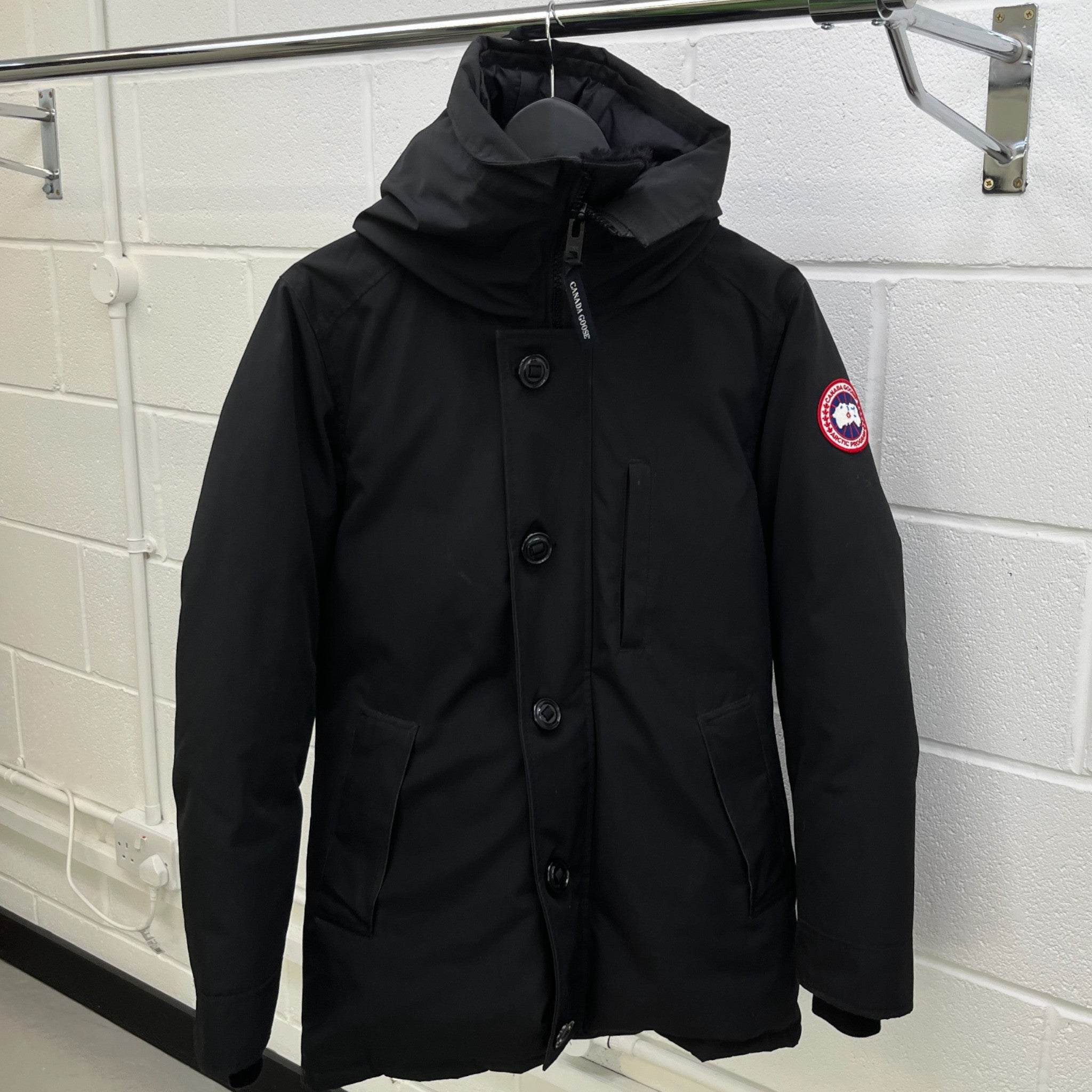 Men's Jasper Down Jacket Black Size S